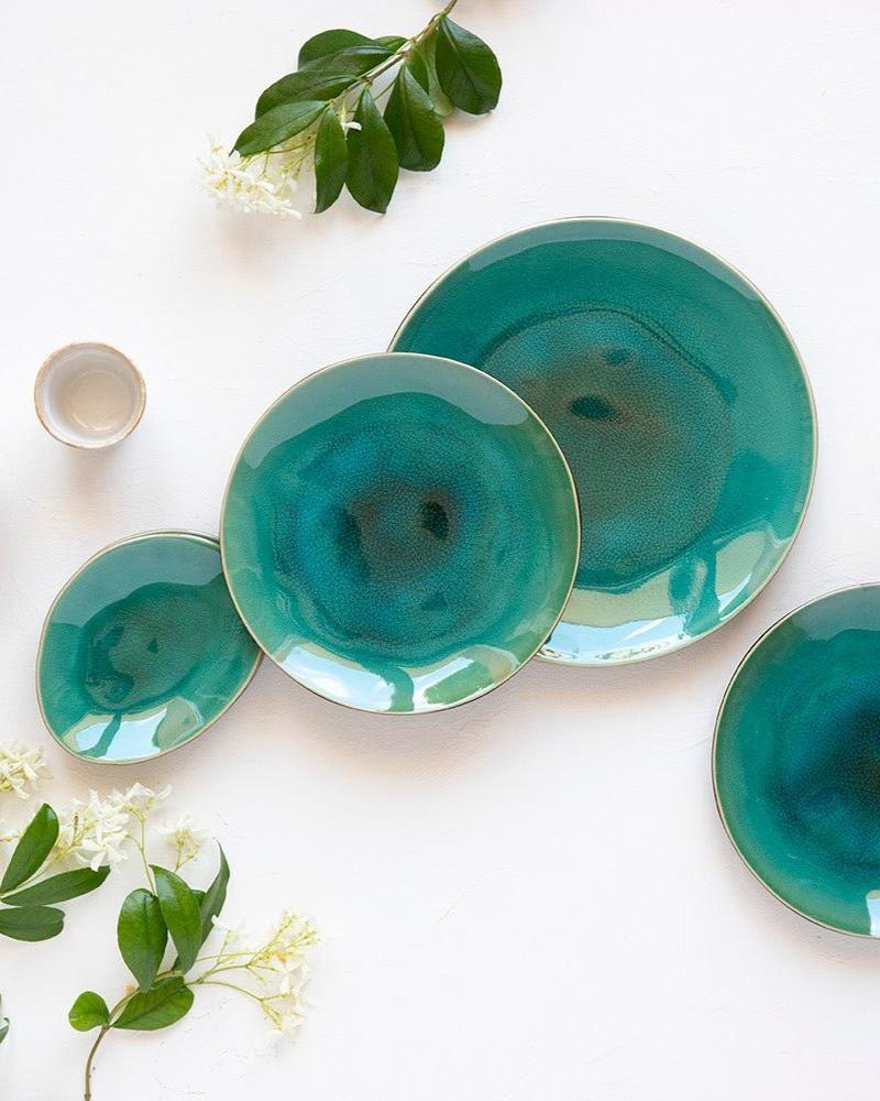Plato llano Riviera Blue
