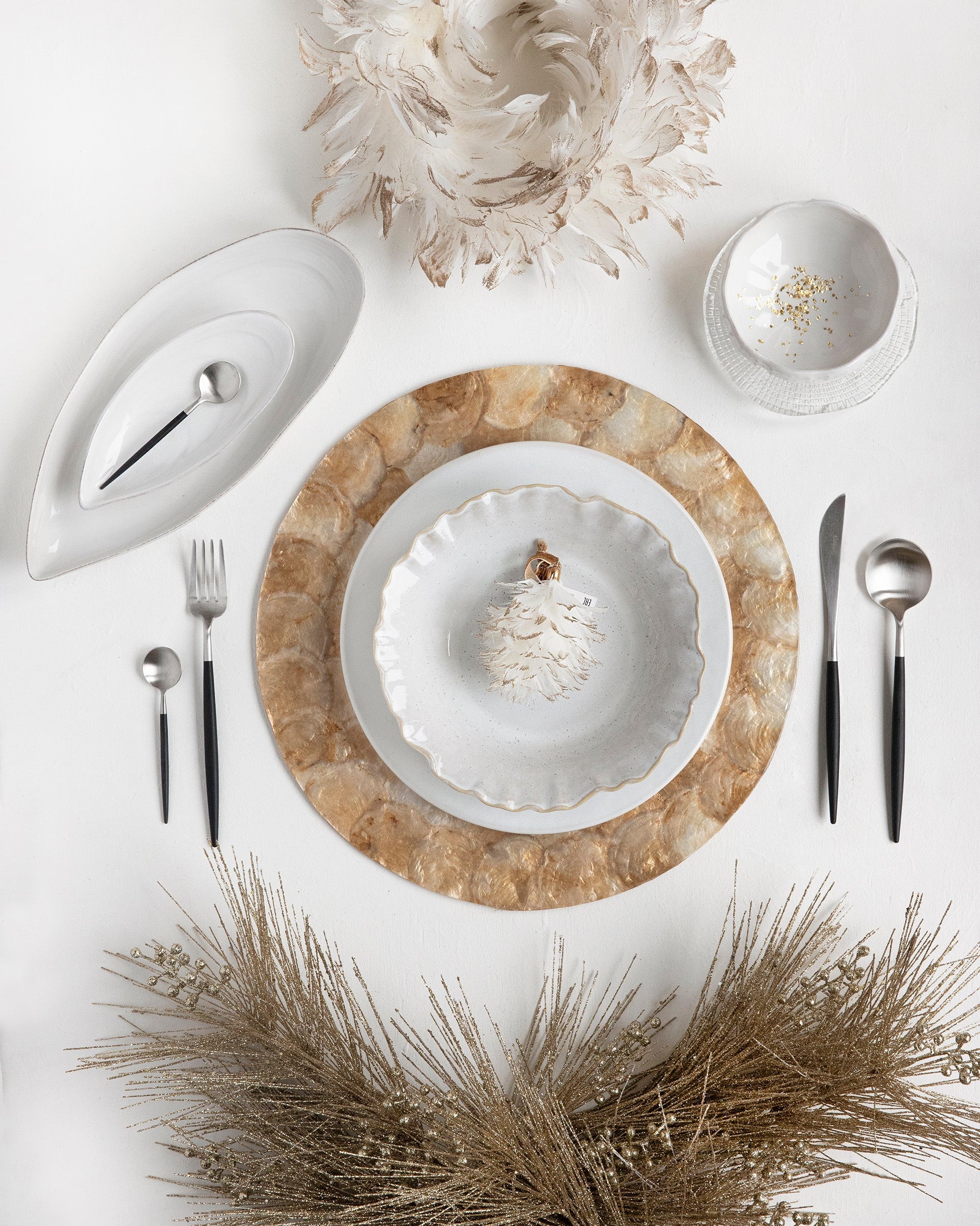 Besteck 4 Stück Cutipol Goa Schwarz