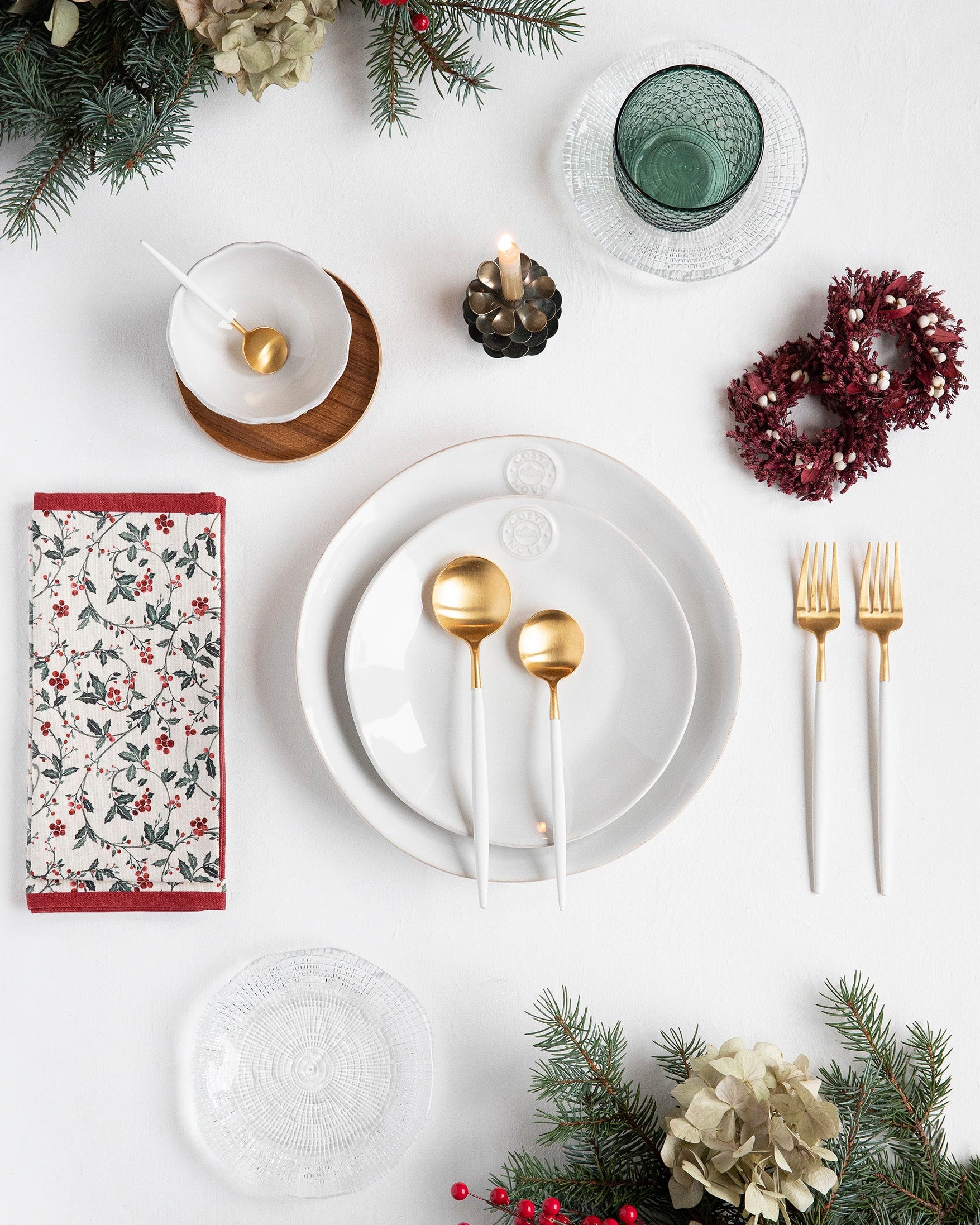 Besteck 4 Stück Cutipol Goa Weißgold