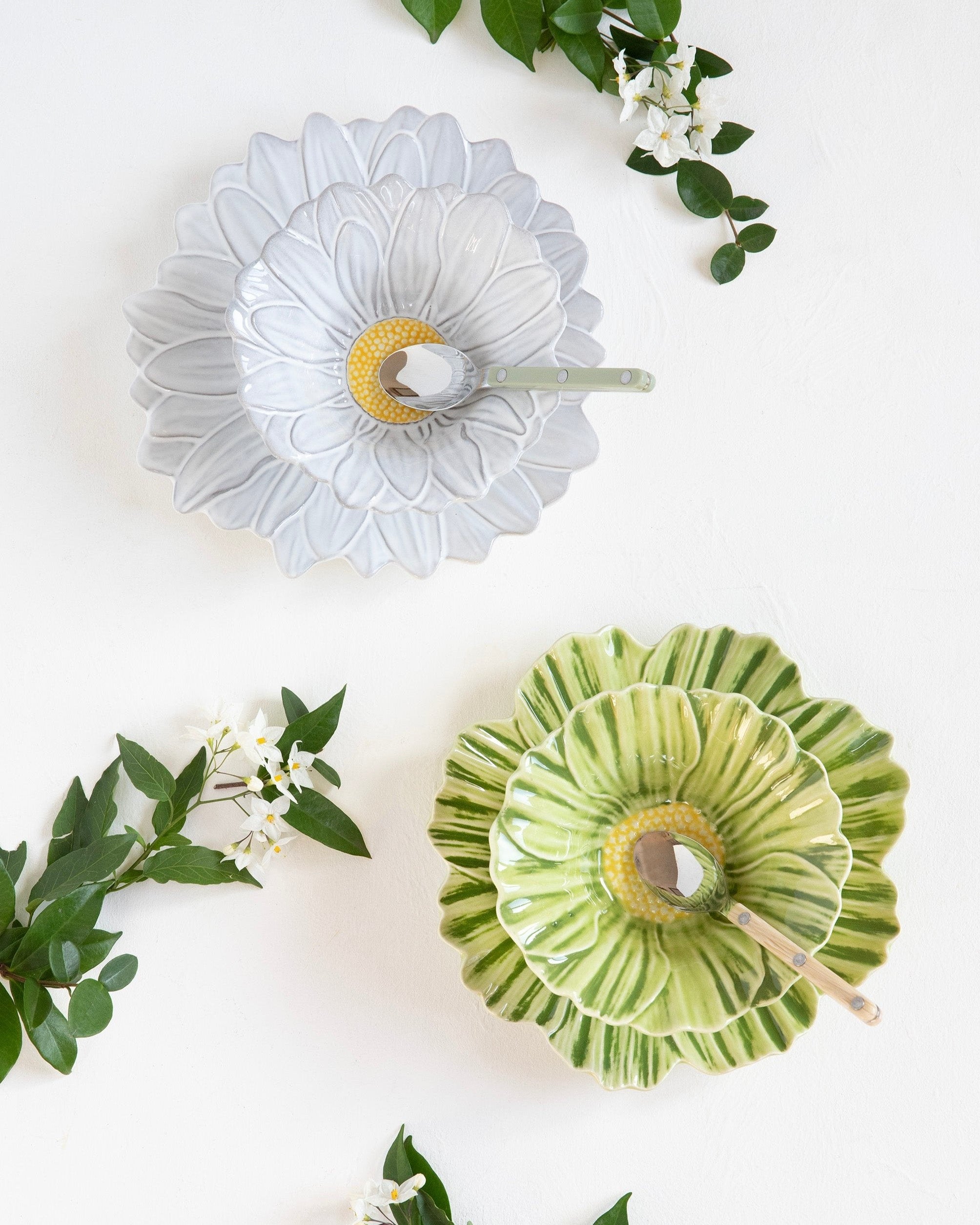 Green Flower - Bowl