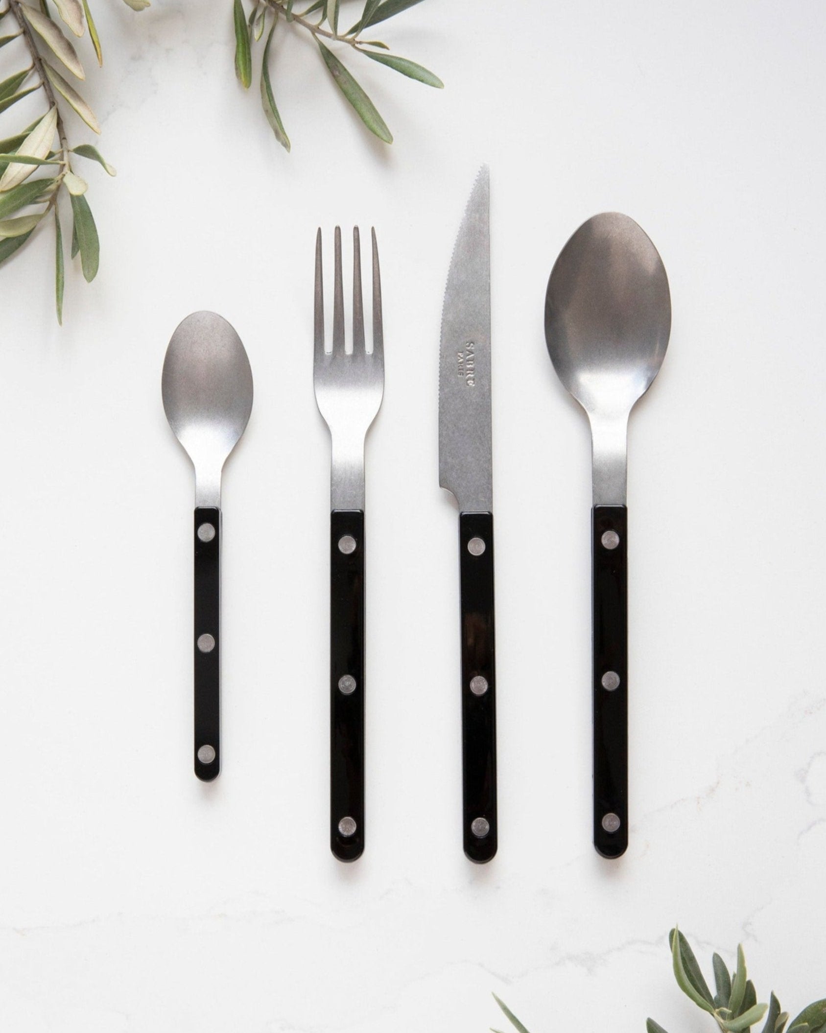 Besteck 24-teilig Sabre Paris Bistrot Teak Vintage