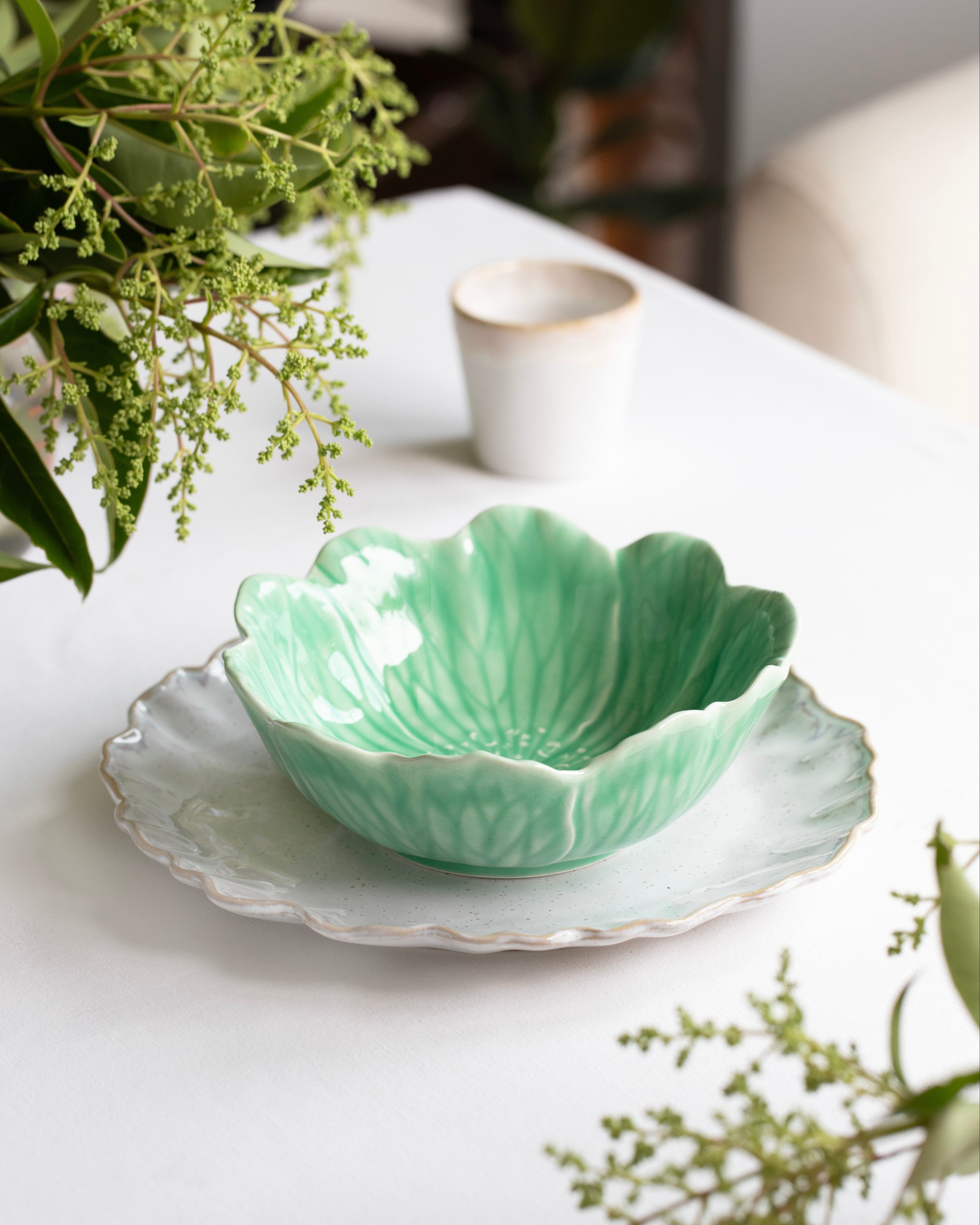 Schale Flora Grünes Wasser