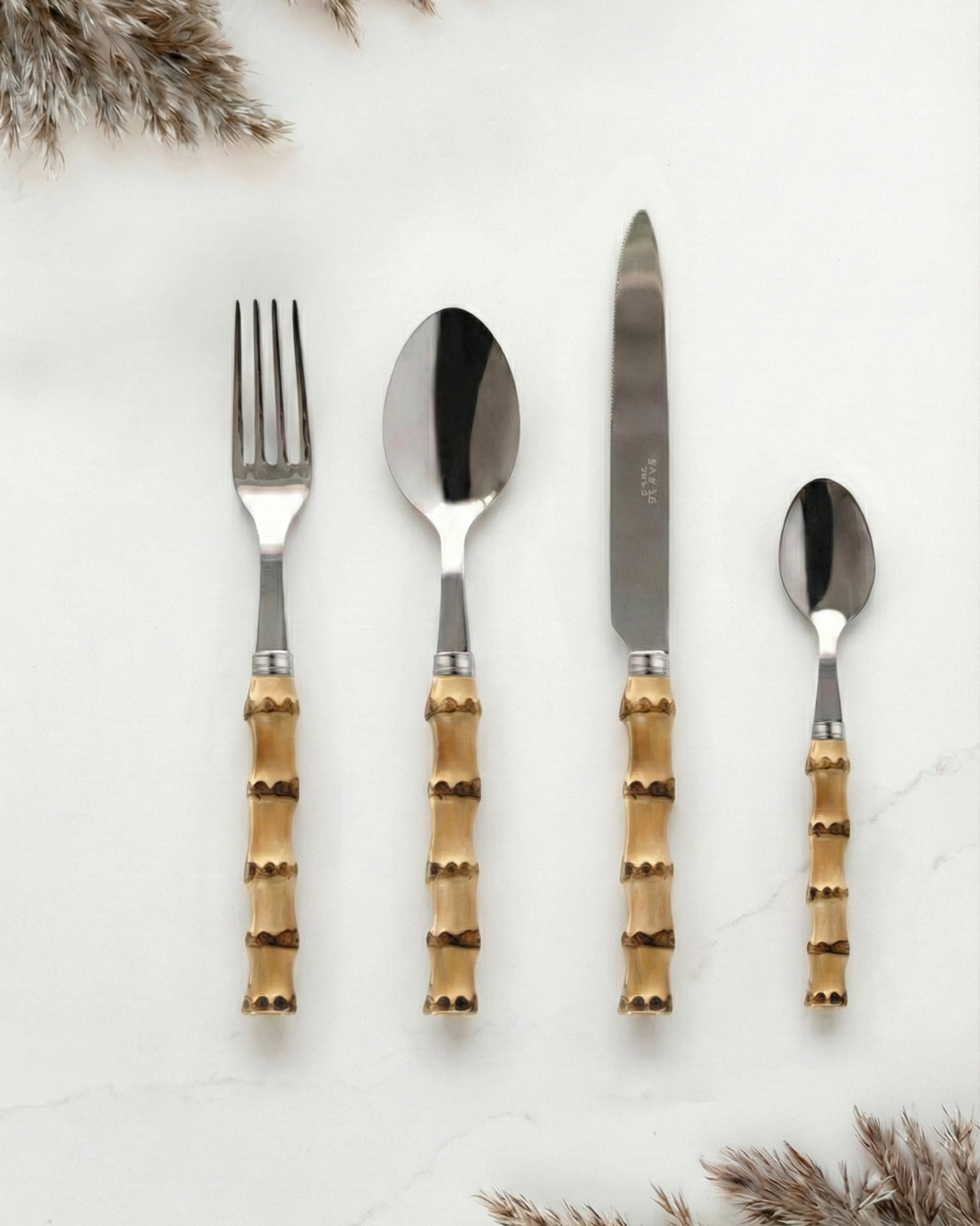 Besteck 24-teilig Sabre Paris Panda Bamboo