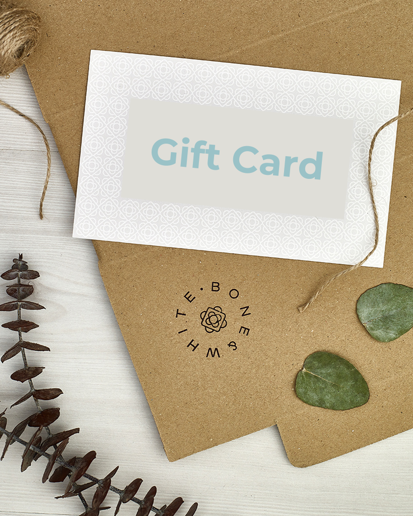 Bone & White Gift Card