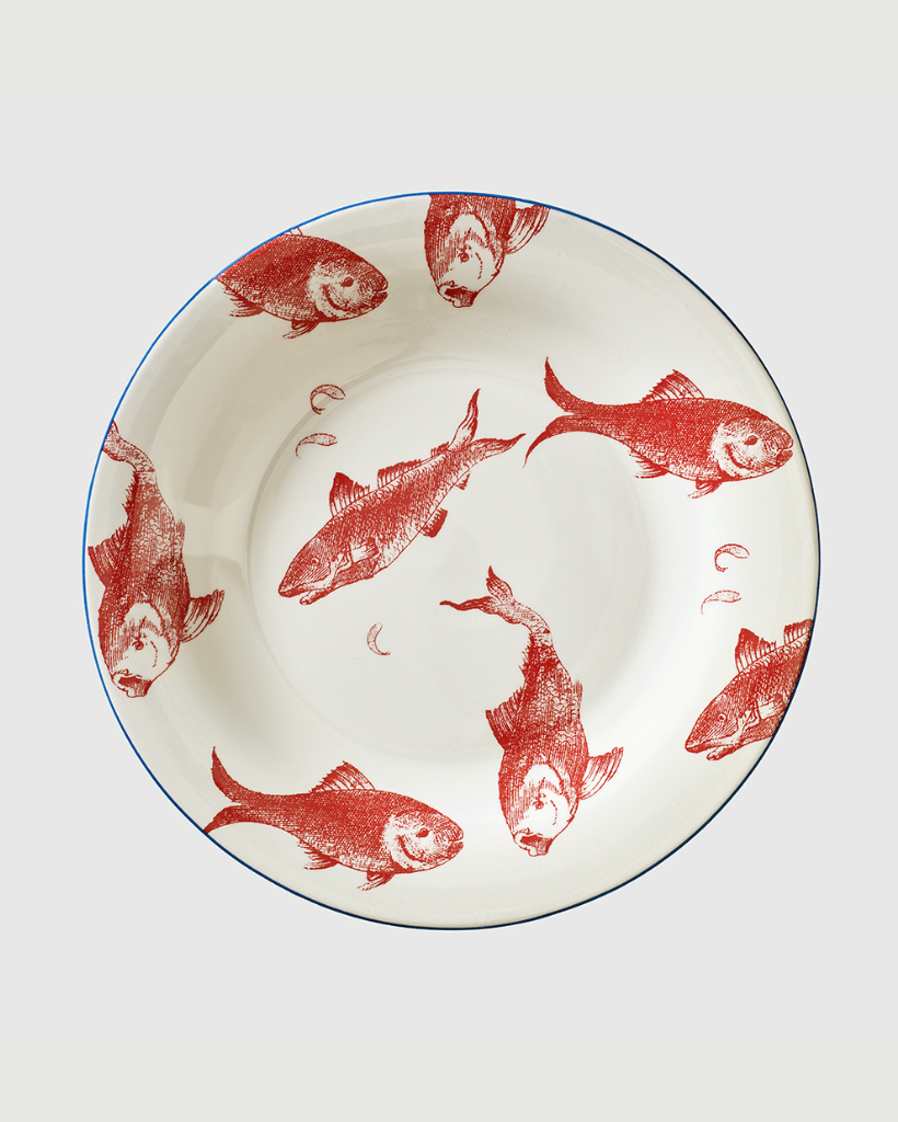 Valentine Fischteller – 33x15,5x0,2 Cm – Ideal Für Fischgerichte – NEU