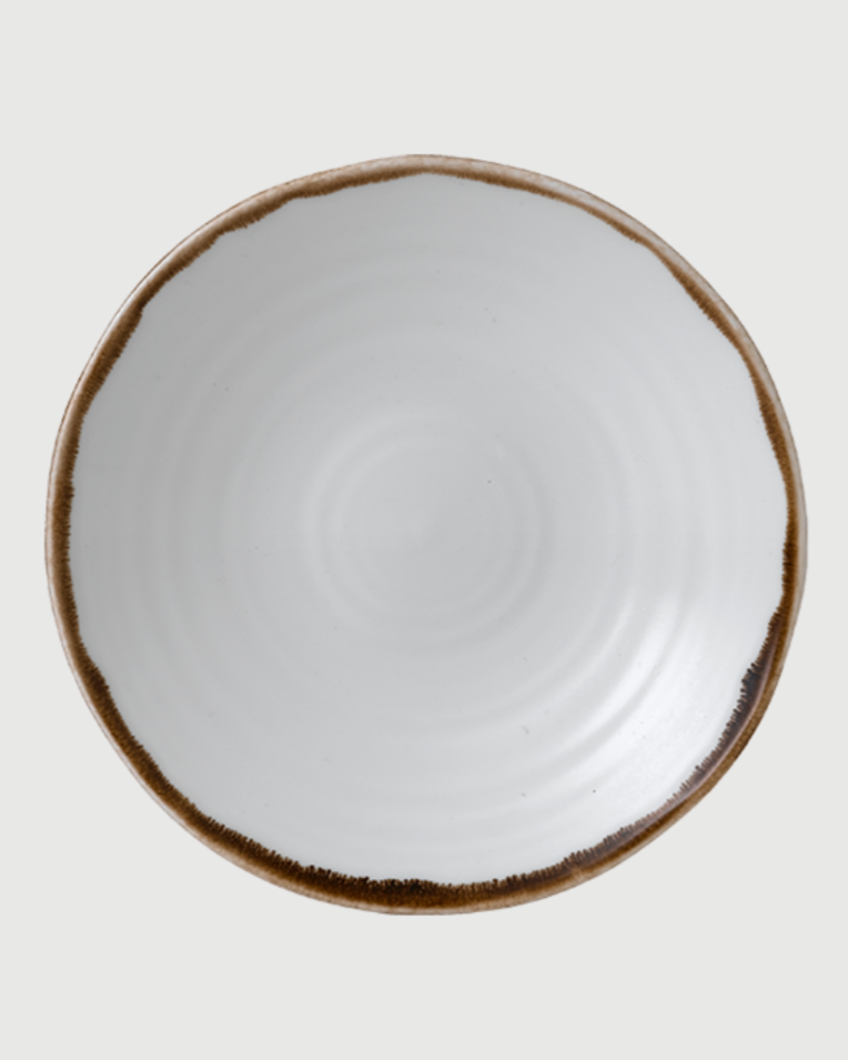 Natural Brown "Organic" 12-teiliges Geschirrset