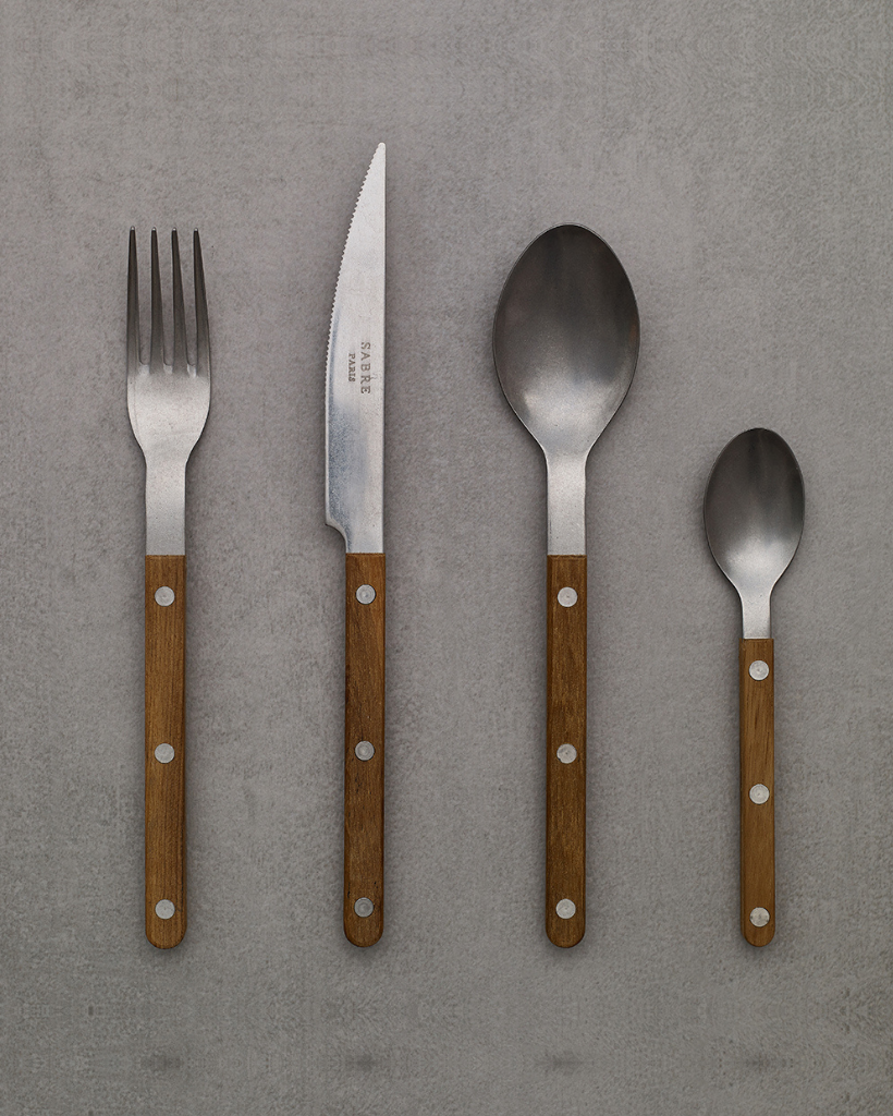 Besteck 24-teilig Sabre Paris Bistrot Teak Vintage