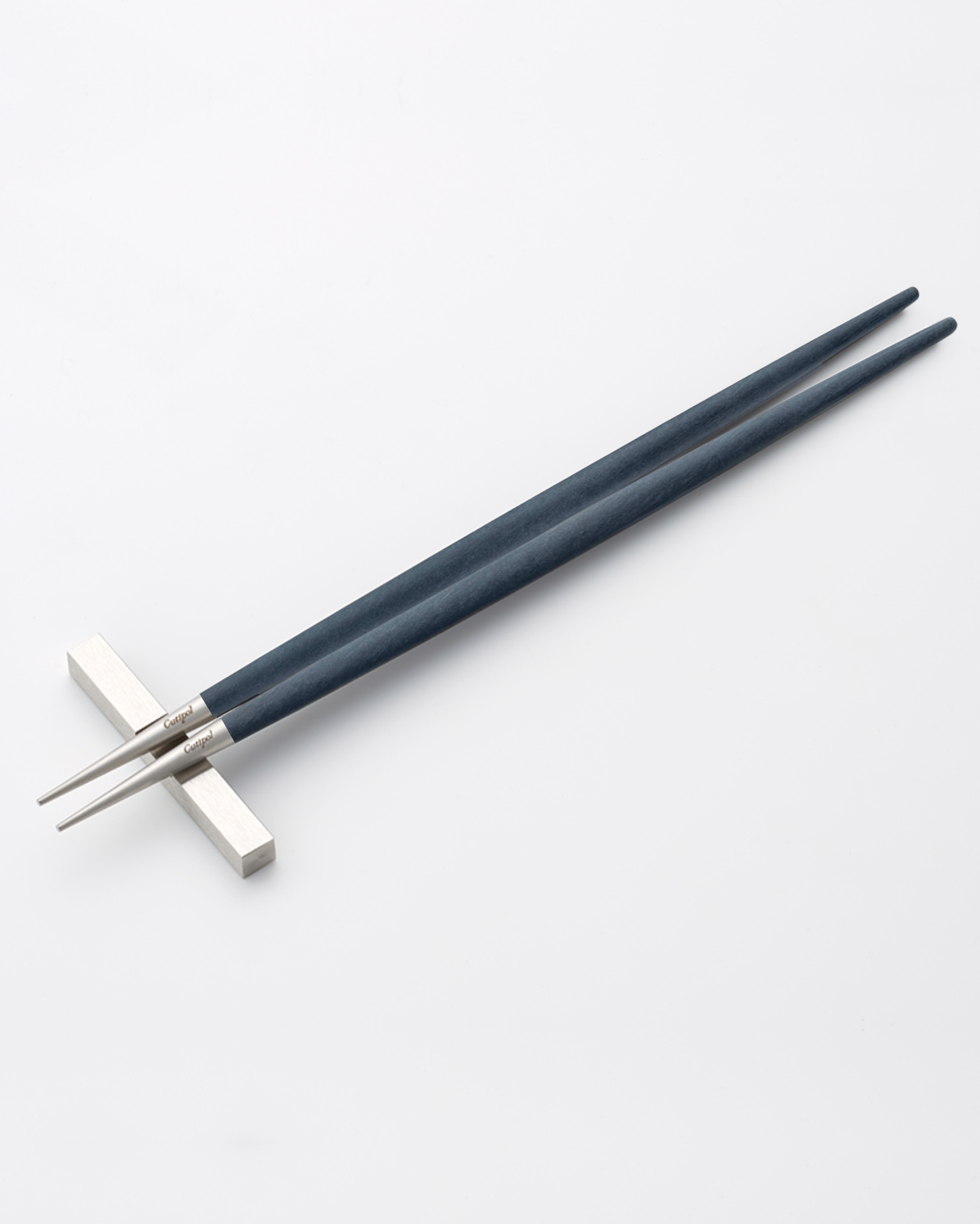 Goa Blue Chopsticks Set 2 pz + support