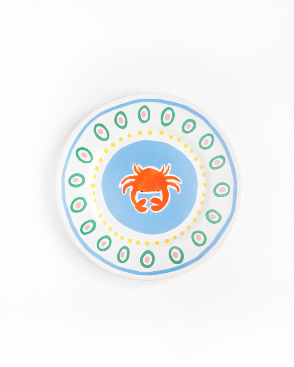 Dessert Plate Crab Summer Bliss