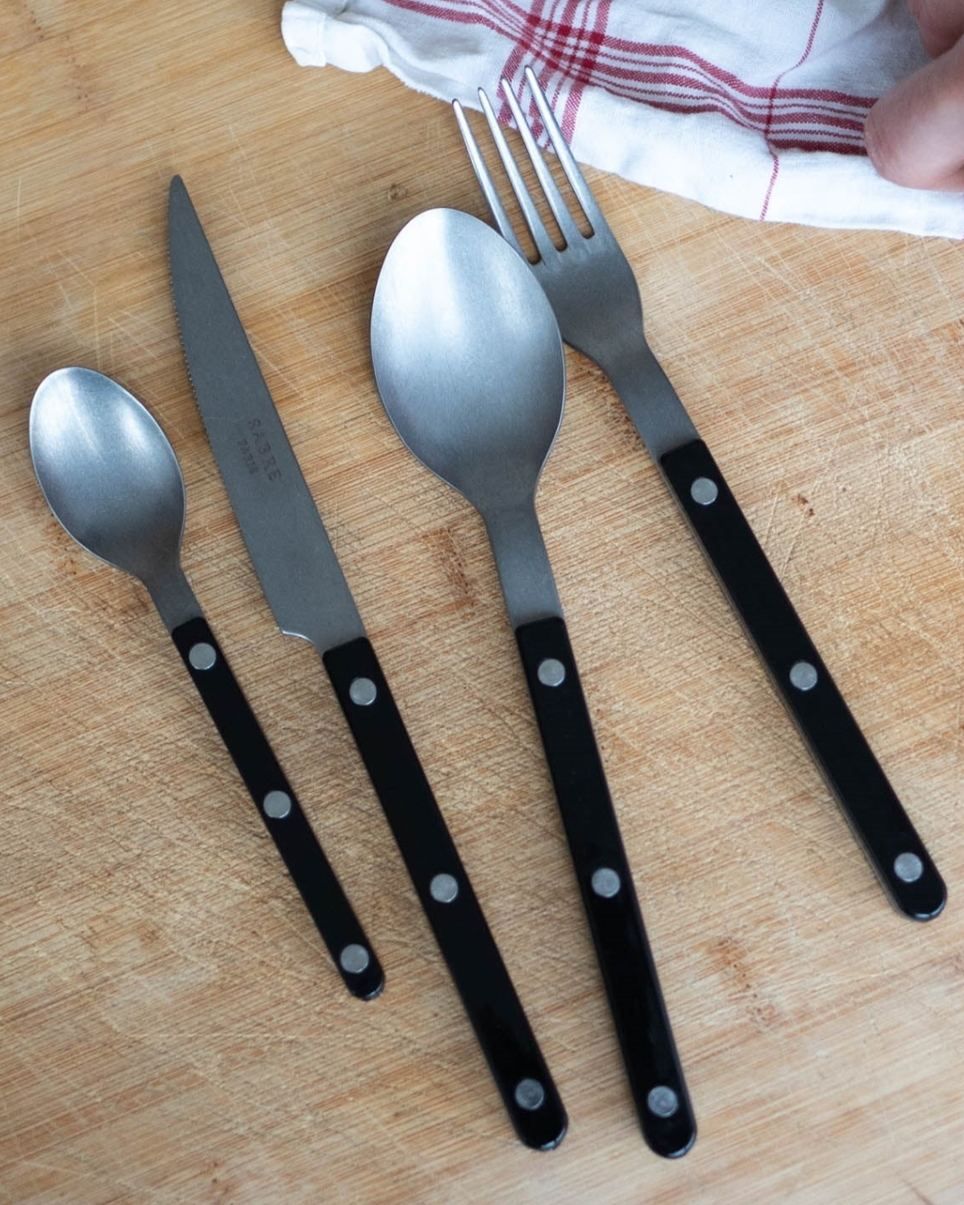 Besteck 24-teilig Sabre Paris Bistrot Teak Vintage