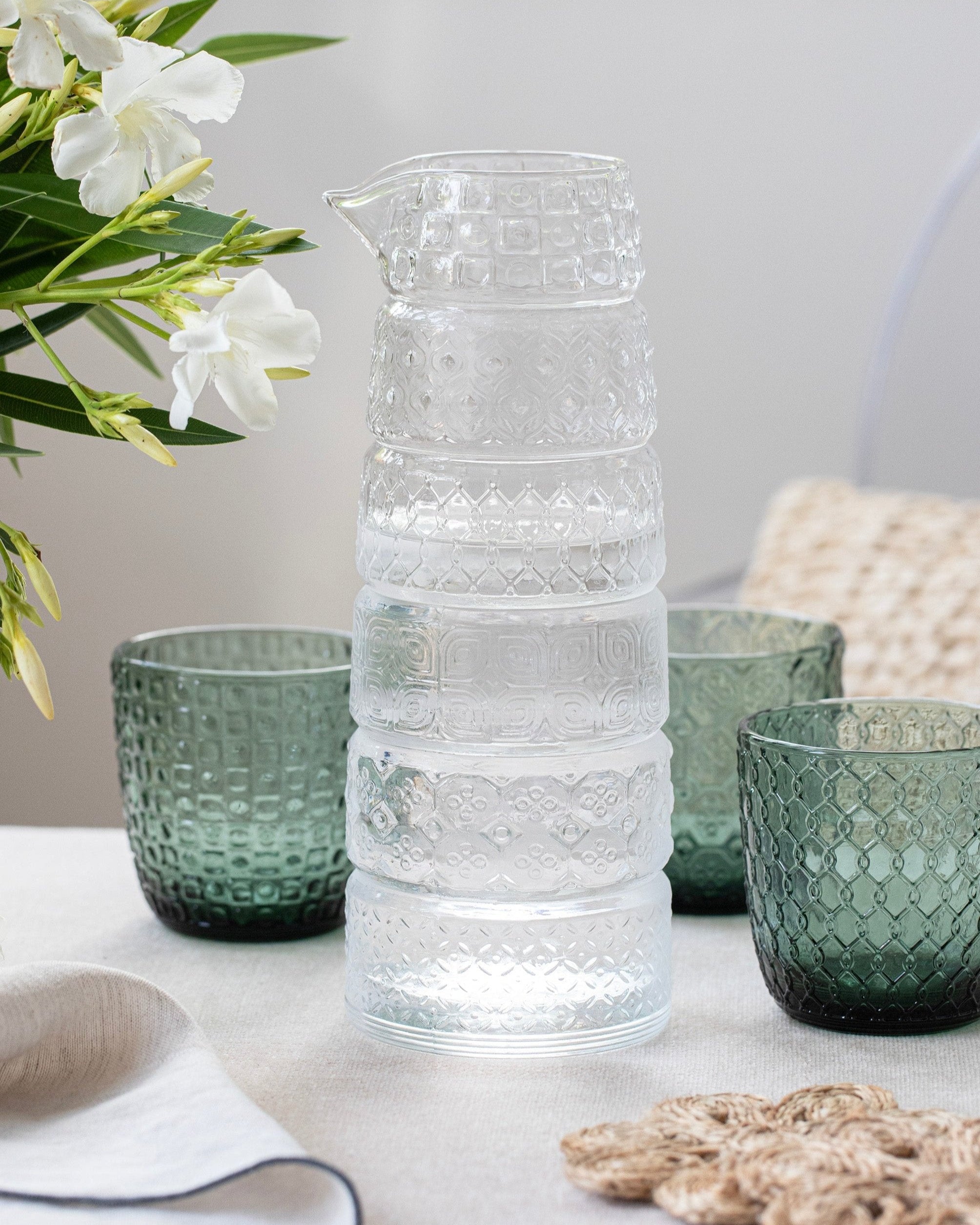 Textures Clear Jug