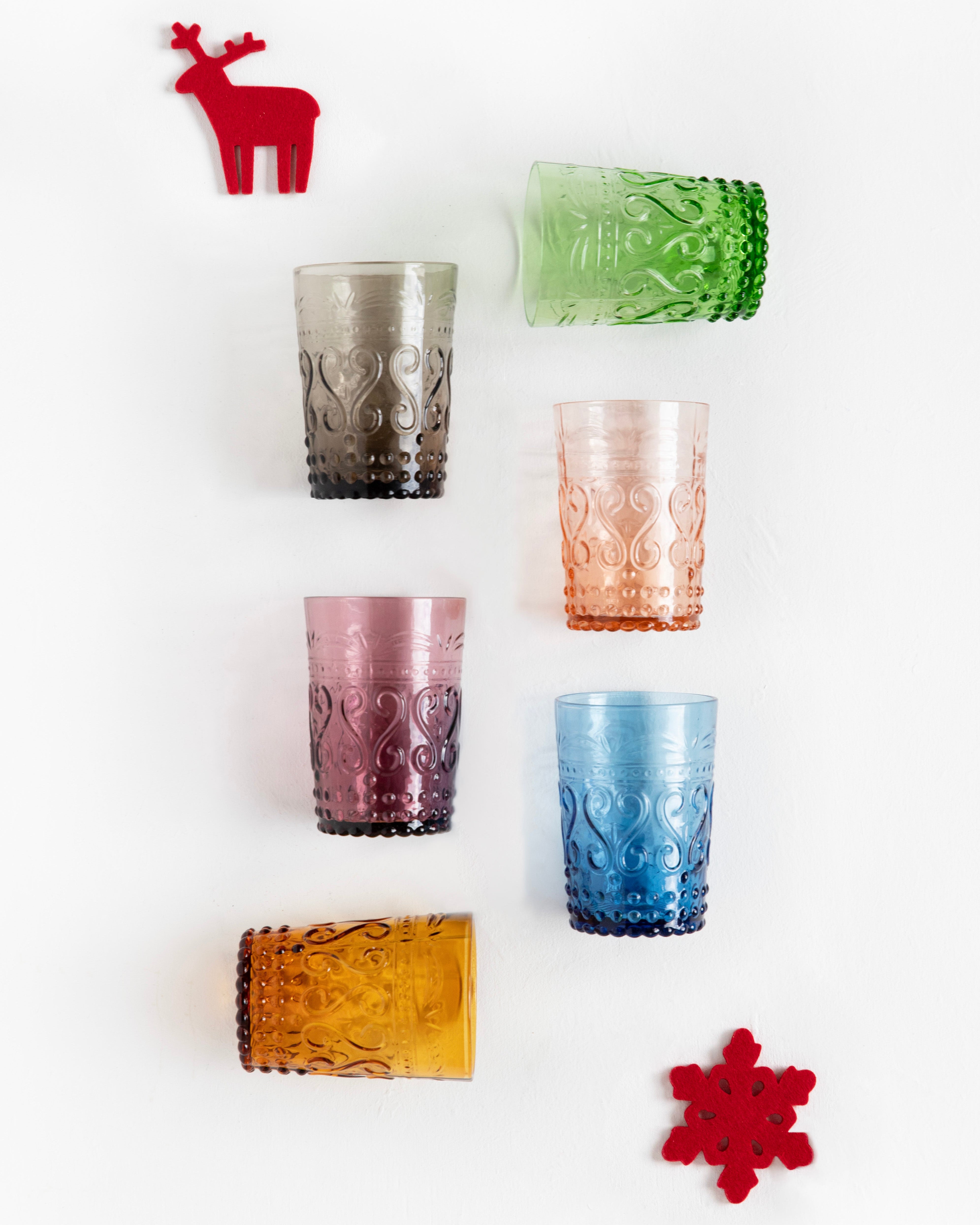 Set 6 vasos Romantic