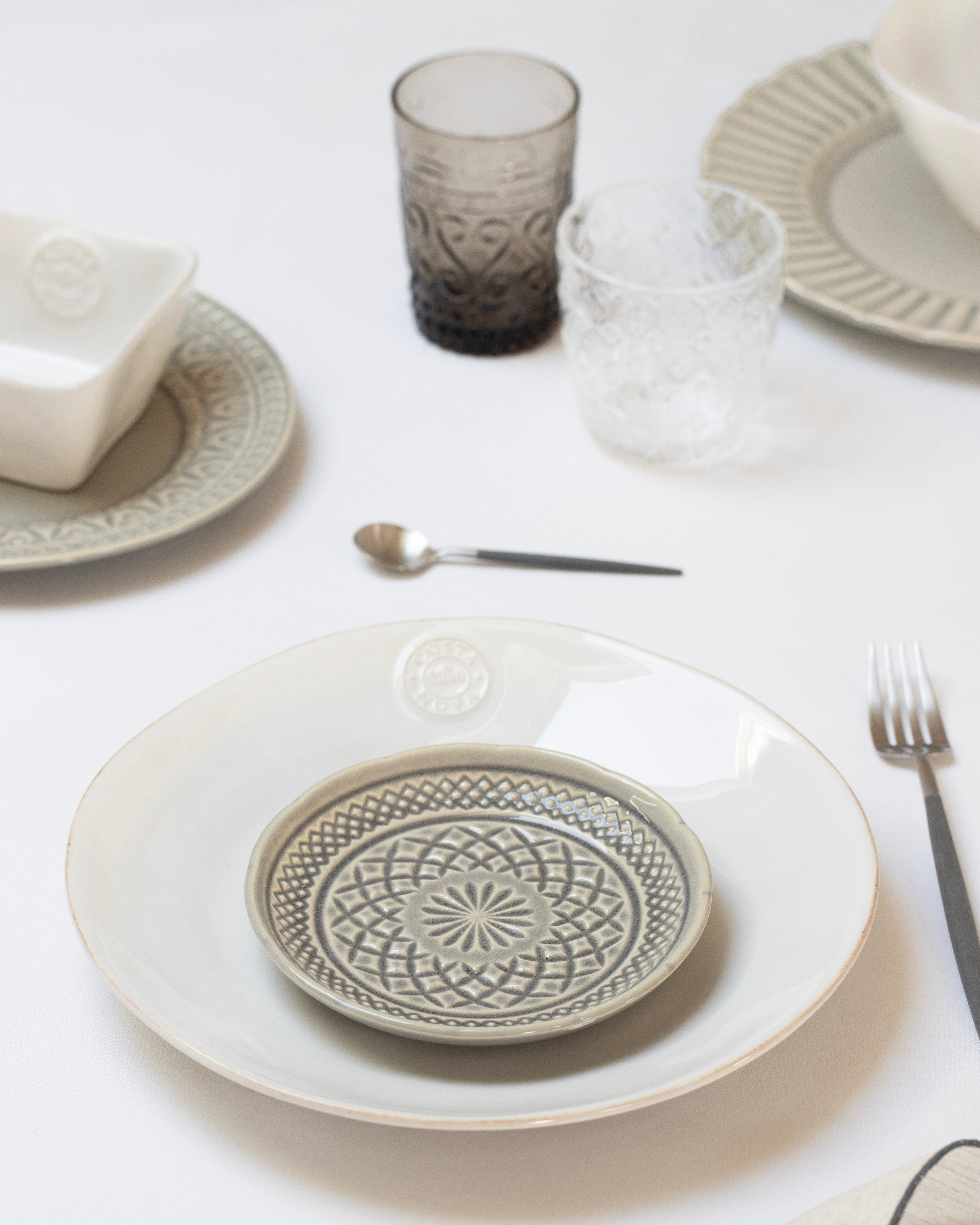 24-teiliges Besteck Cutipol Goa Grau