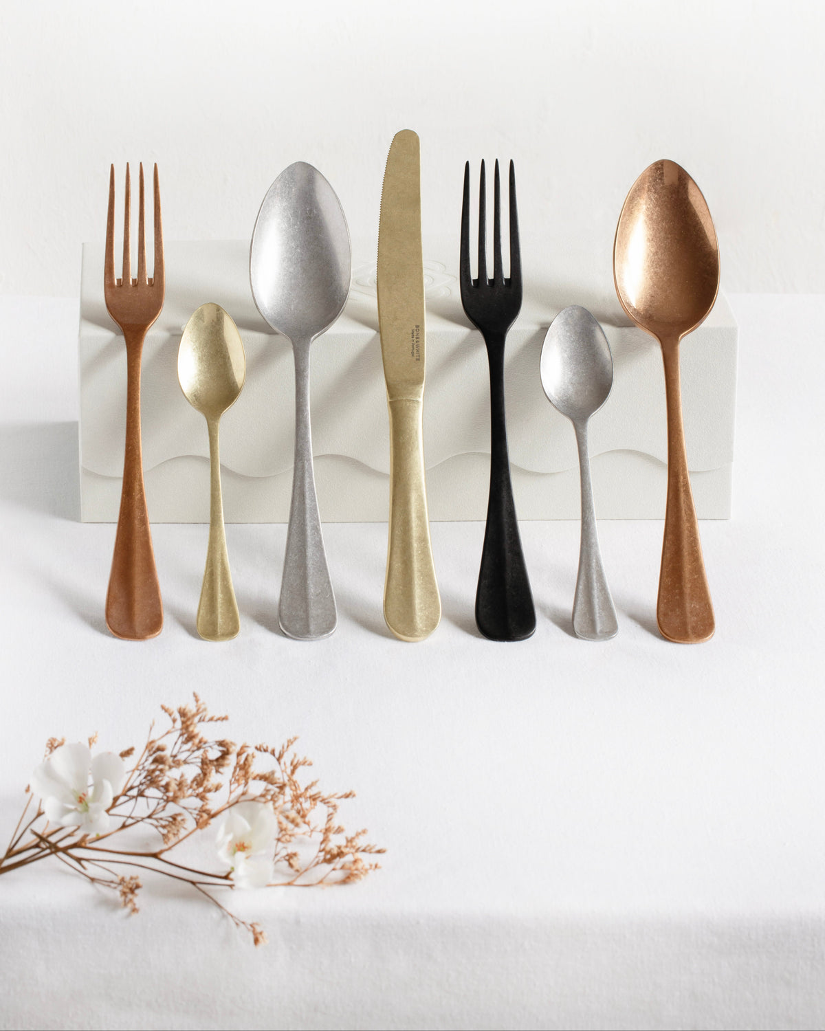 Baguette Vintage Copper Besteckset 4-teilig