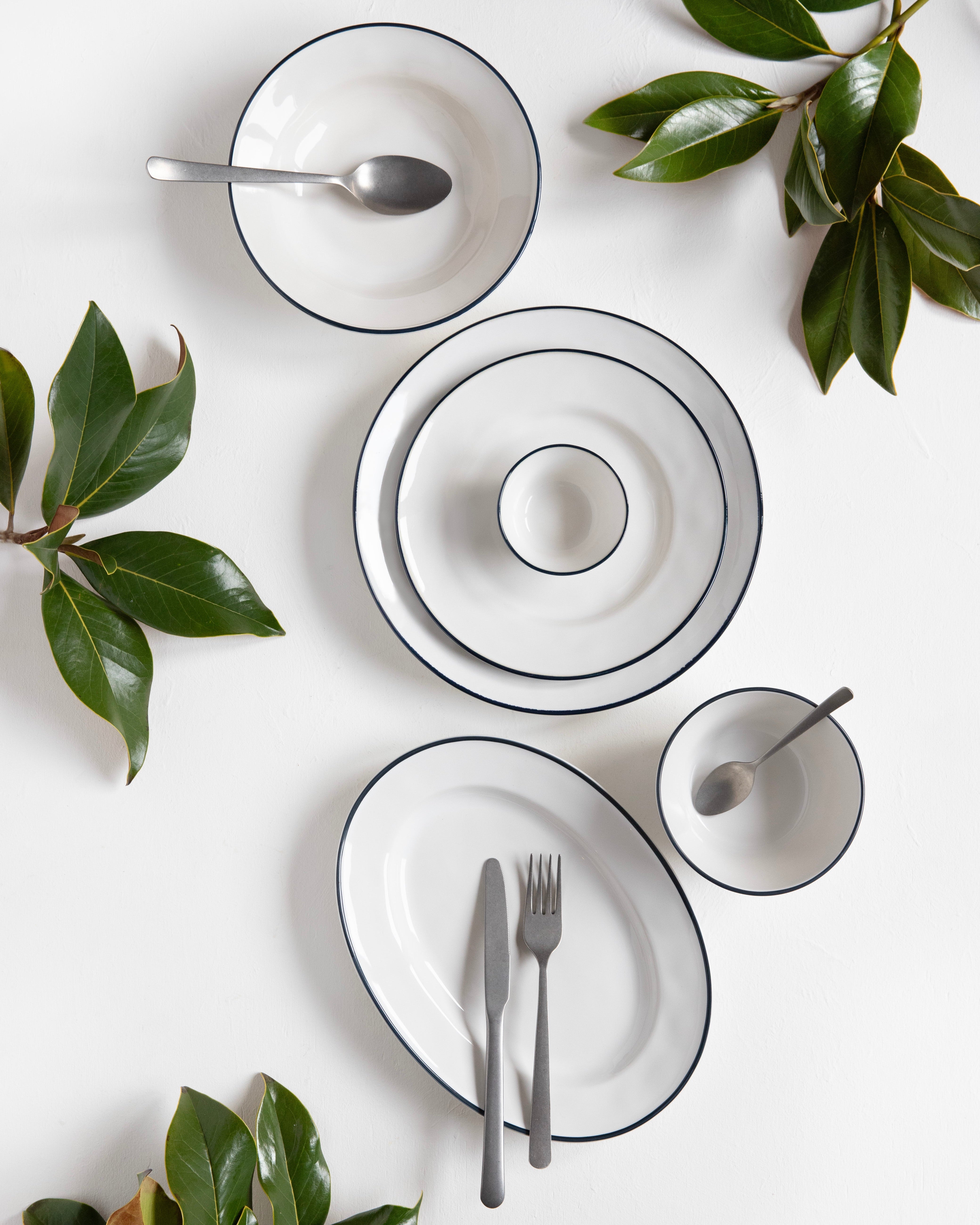 Plato llano Blue Edge