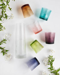 Set of 6 glasses + Jug Pikes Colours