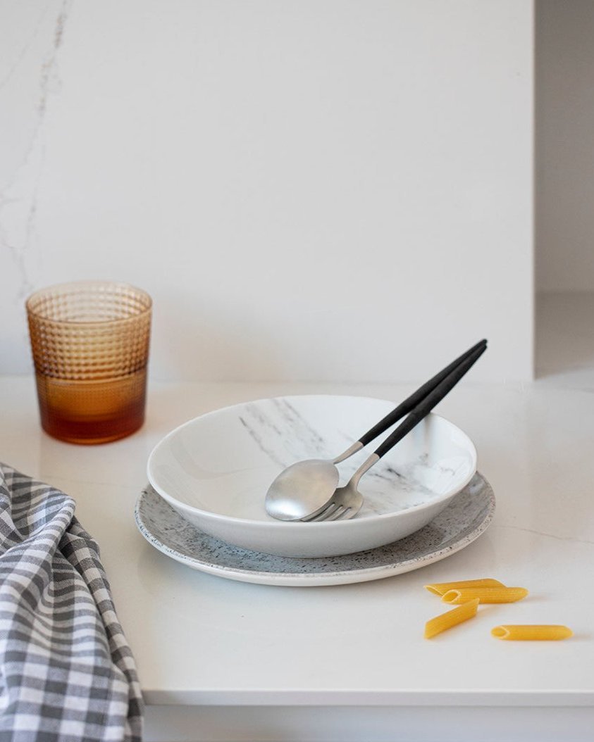 Plato hondo Marble