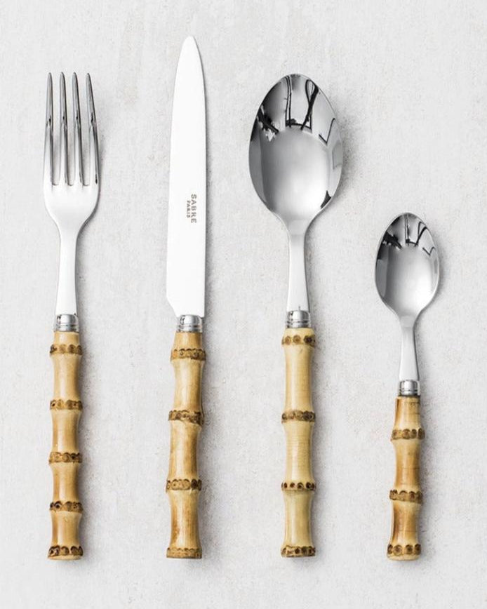 Besteck 24-teilig Sabre Paris Panda Bamboo