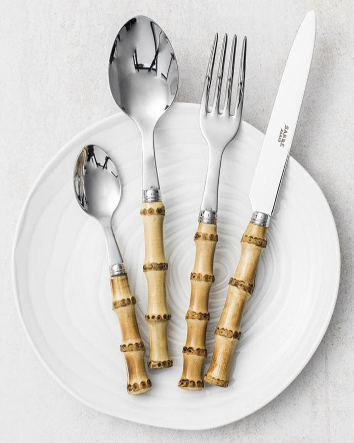 Besteck 24-teilig Sabre Paris Panda Bamboo
