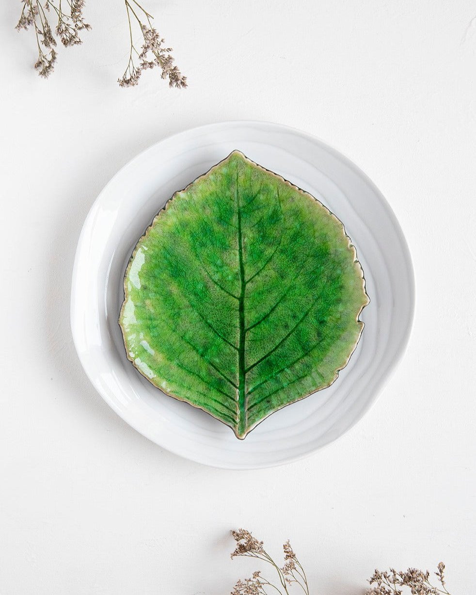 Dessert Plate Riviera Leaf