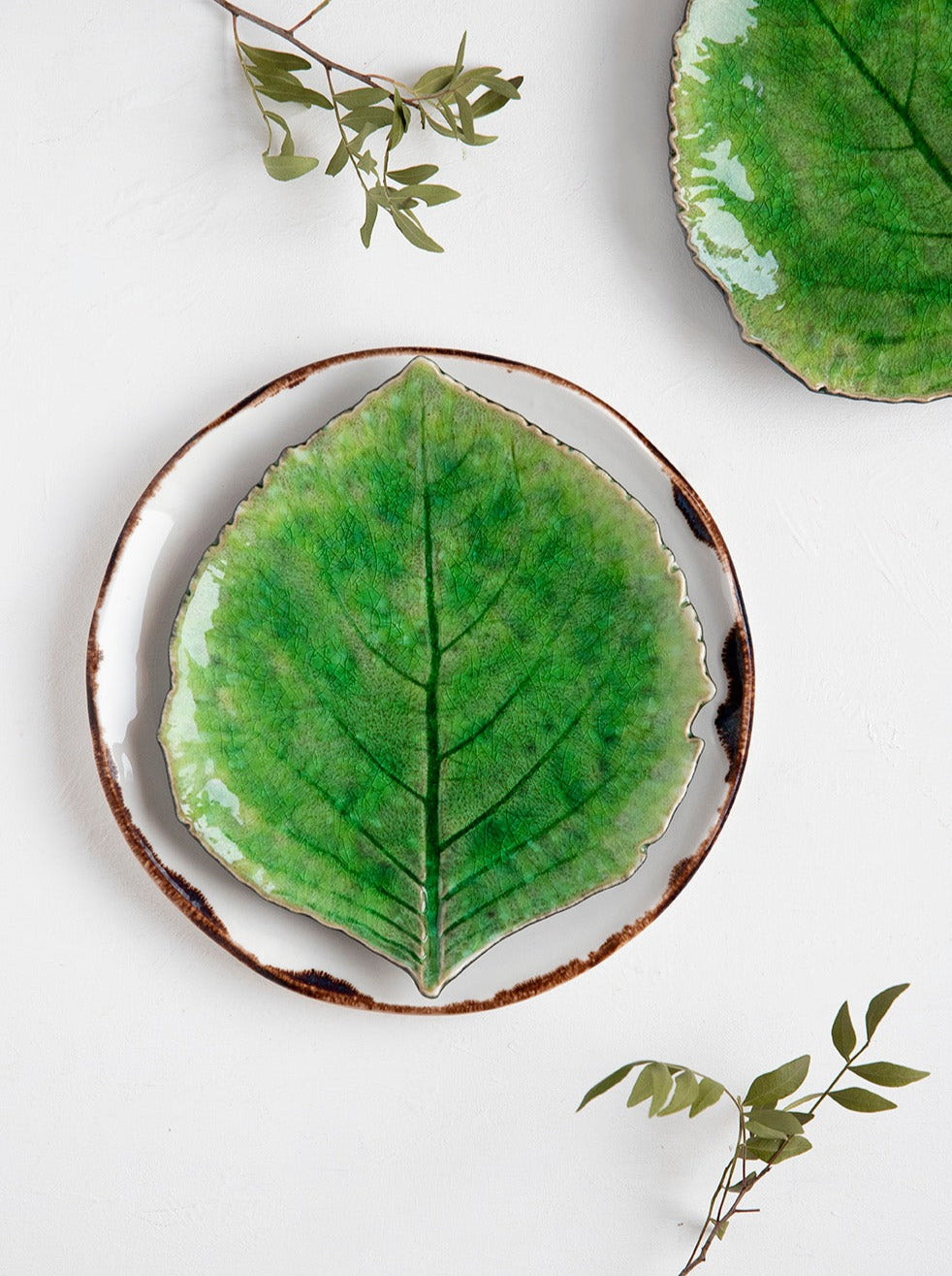 Dessert Plate Riviera Leaf
