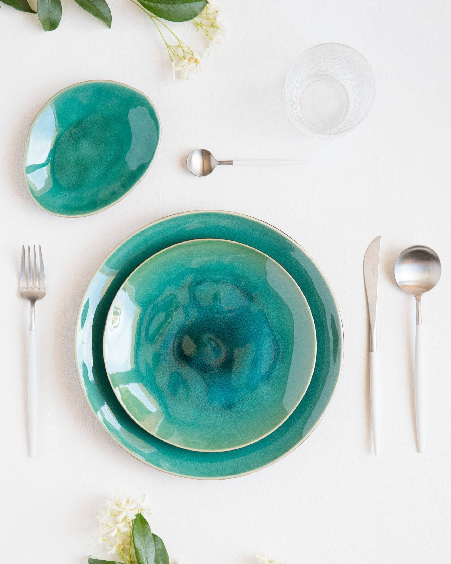 Plato llano Riviera Blue