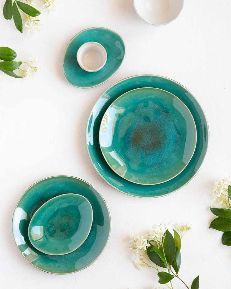 Plato llano Riviera Blue