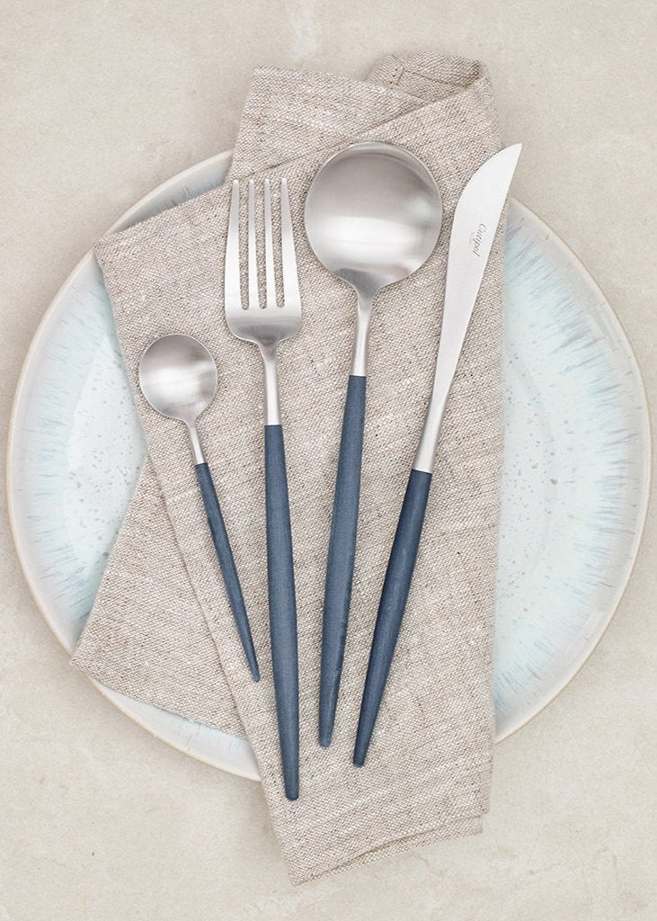 24-teiliges Besteck Cutipol Goa Blau