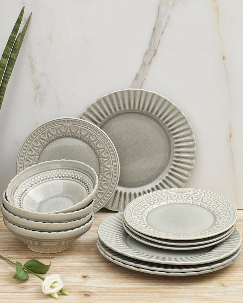 Vajilla 12 piezas Crystal