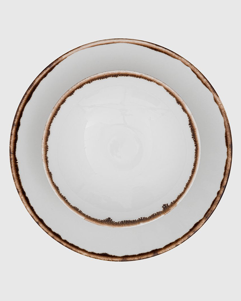 Plato hondo 18 cm Regular Natural Brown