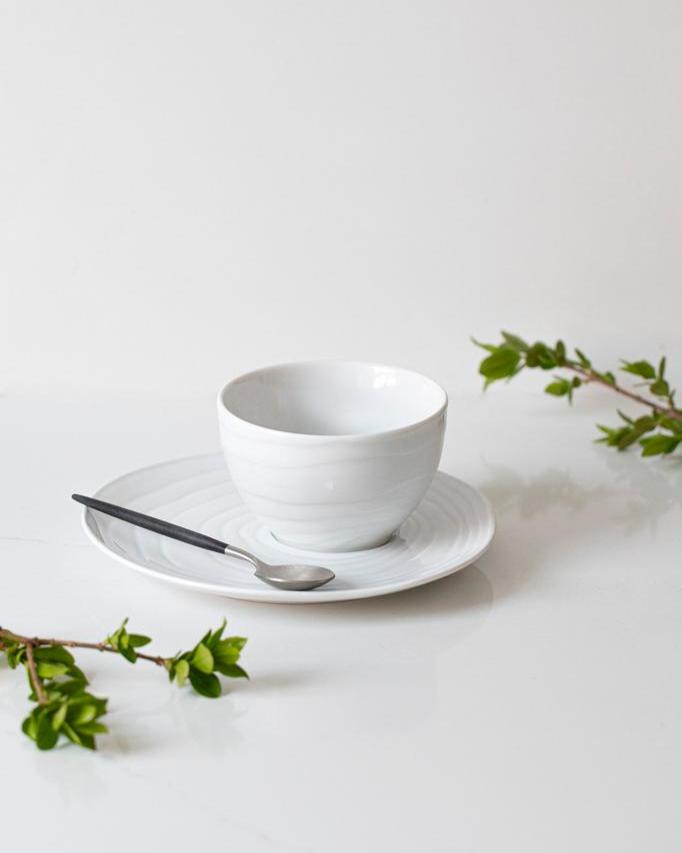 Kaffeebecher aus Teakholz – Set mit 2 Einheiten