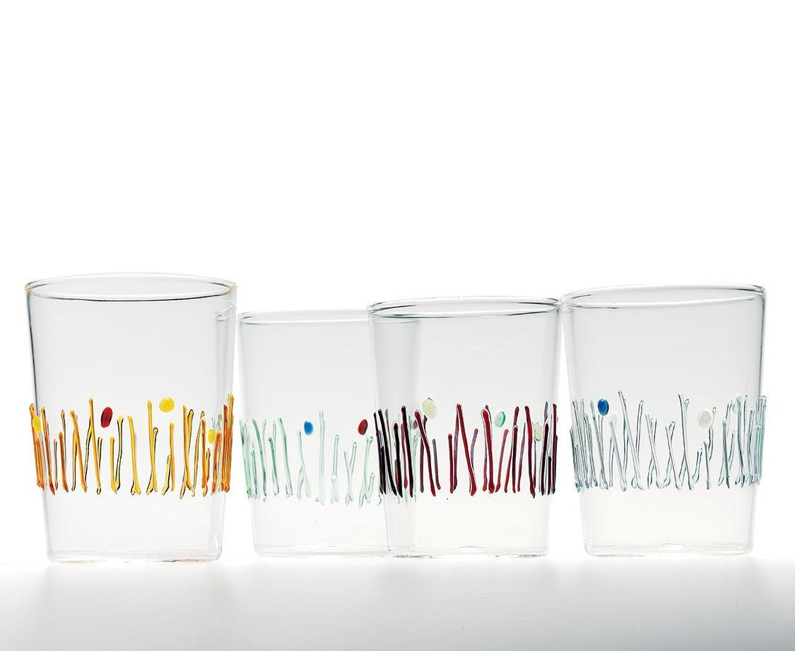 Set mit 4 Gläsern Quattro Stagioni