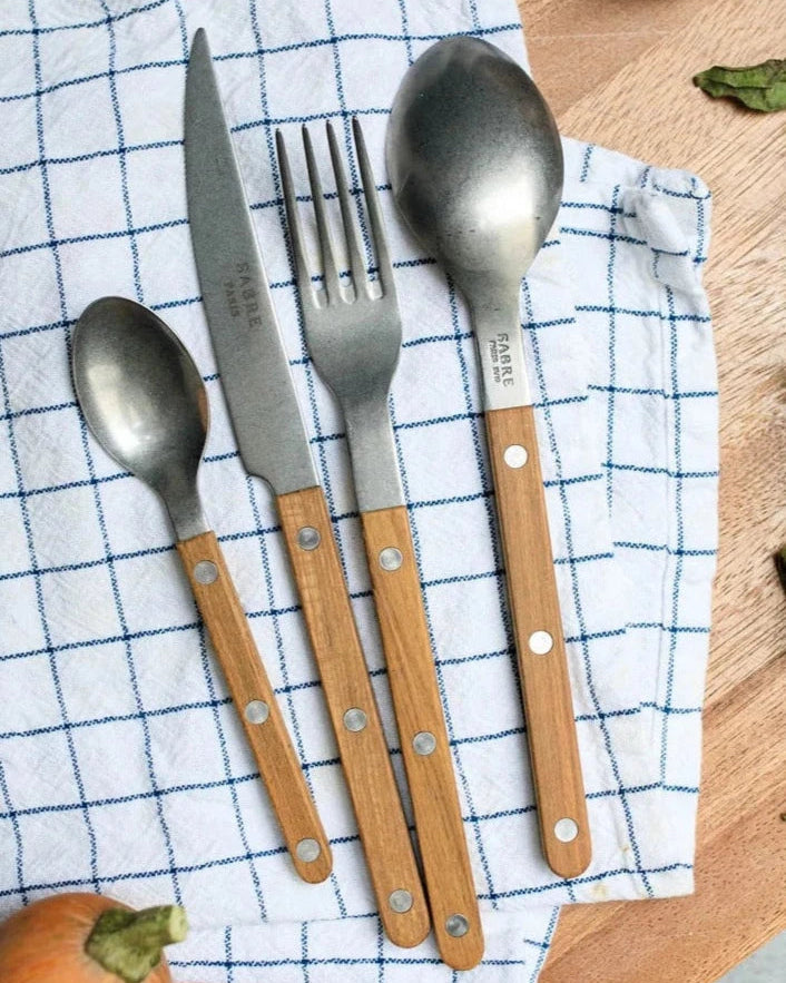 Besteck 24-teilig Sabre Paris Bistrot Teak Vintage
