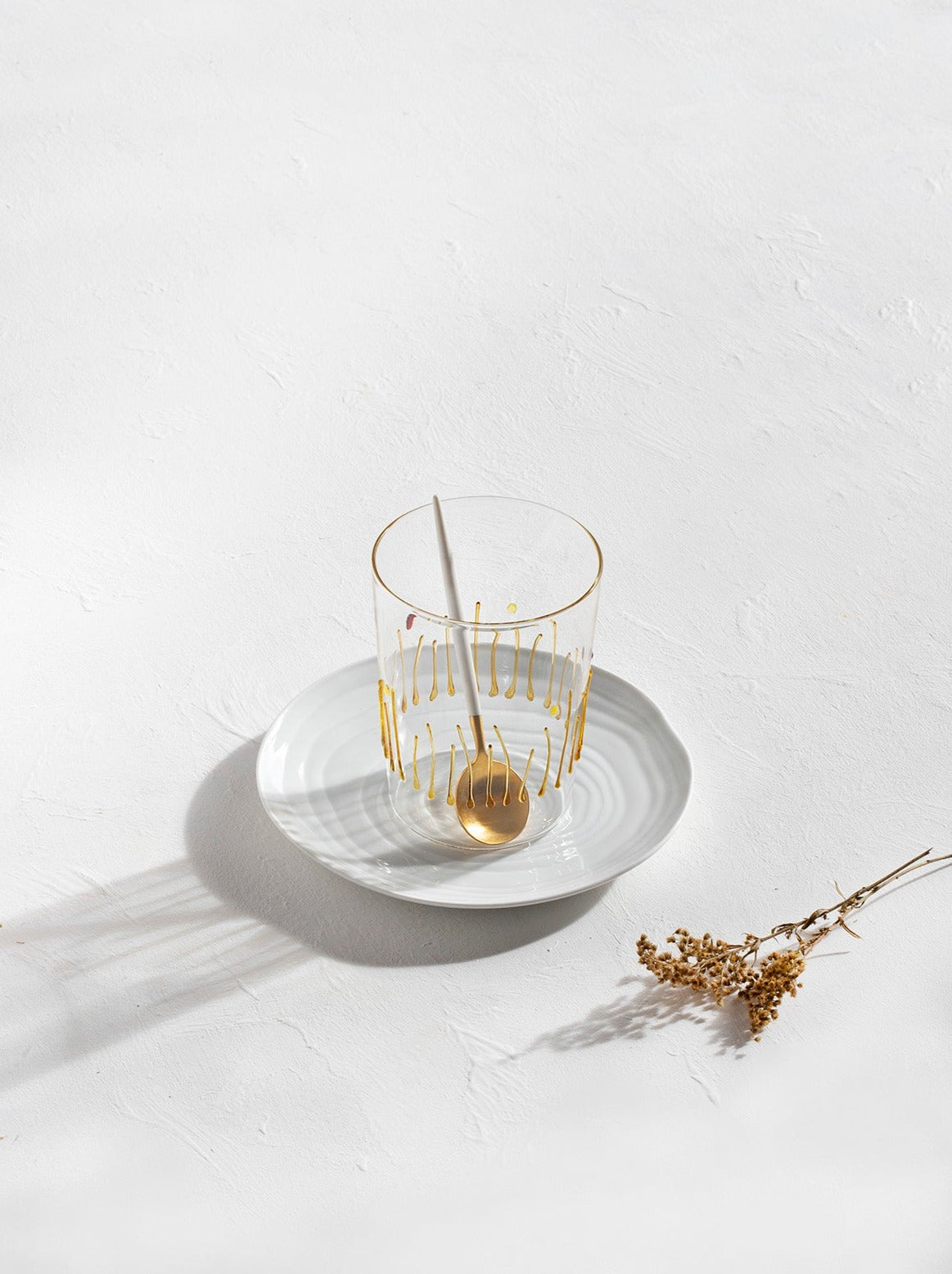 24-teiliges Besteck Cutipol Goa Weiss Gold