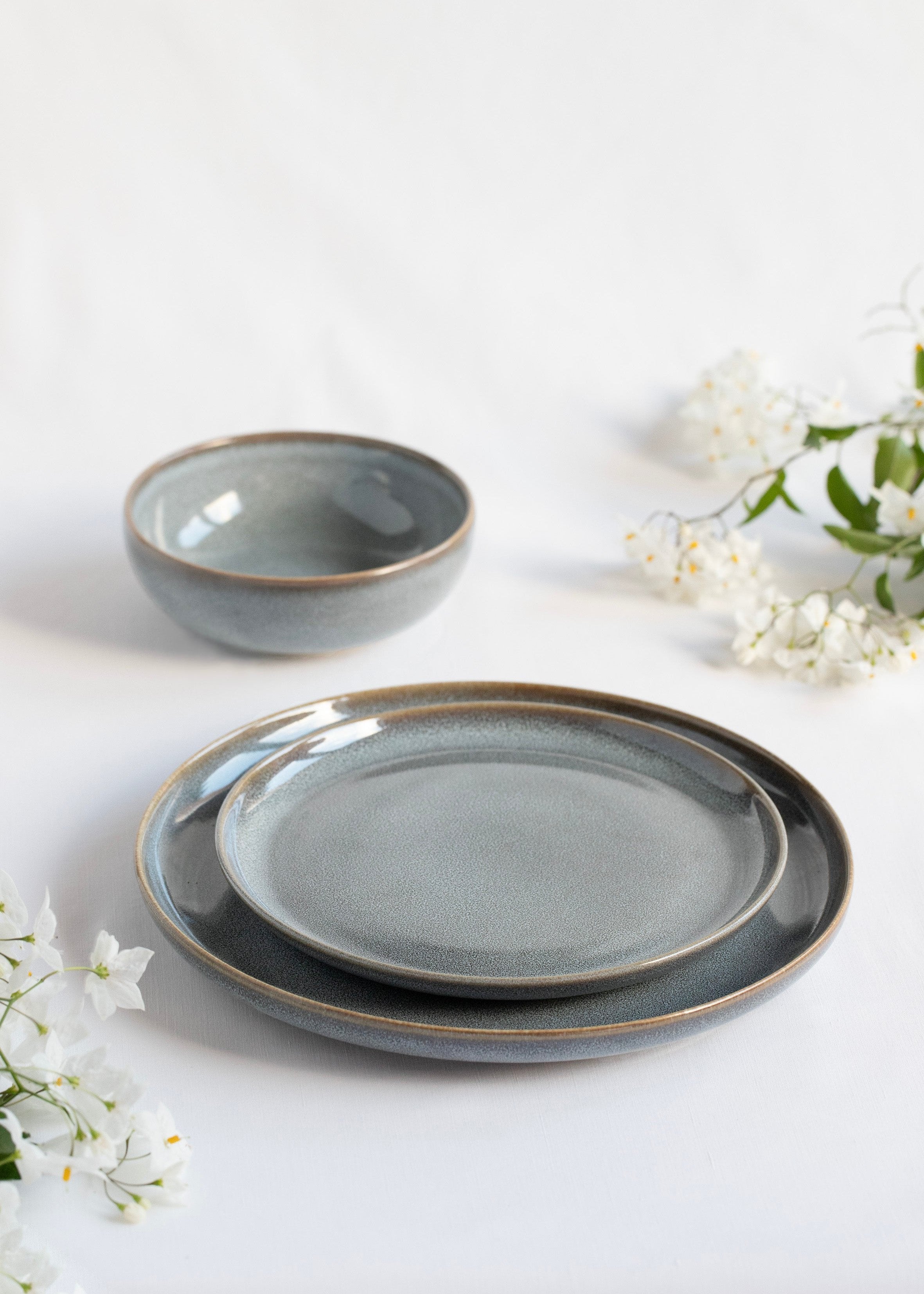 Saisons Denim 12-piece tableware