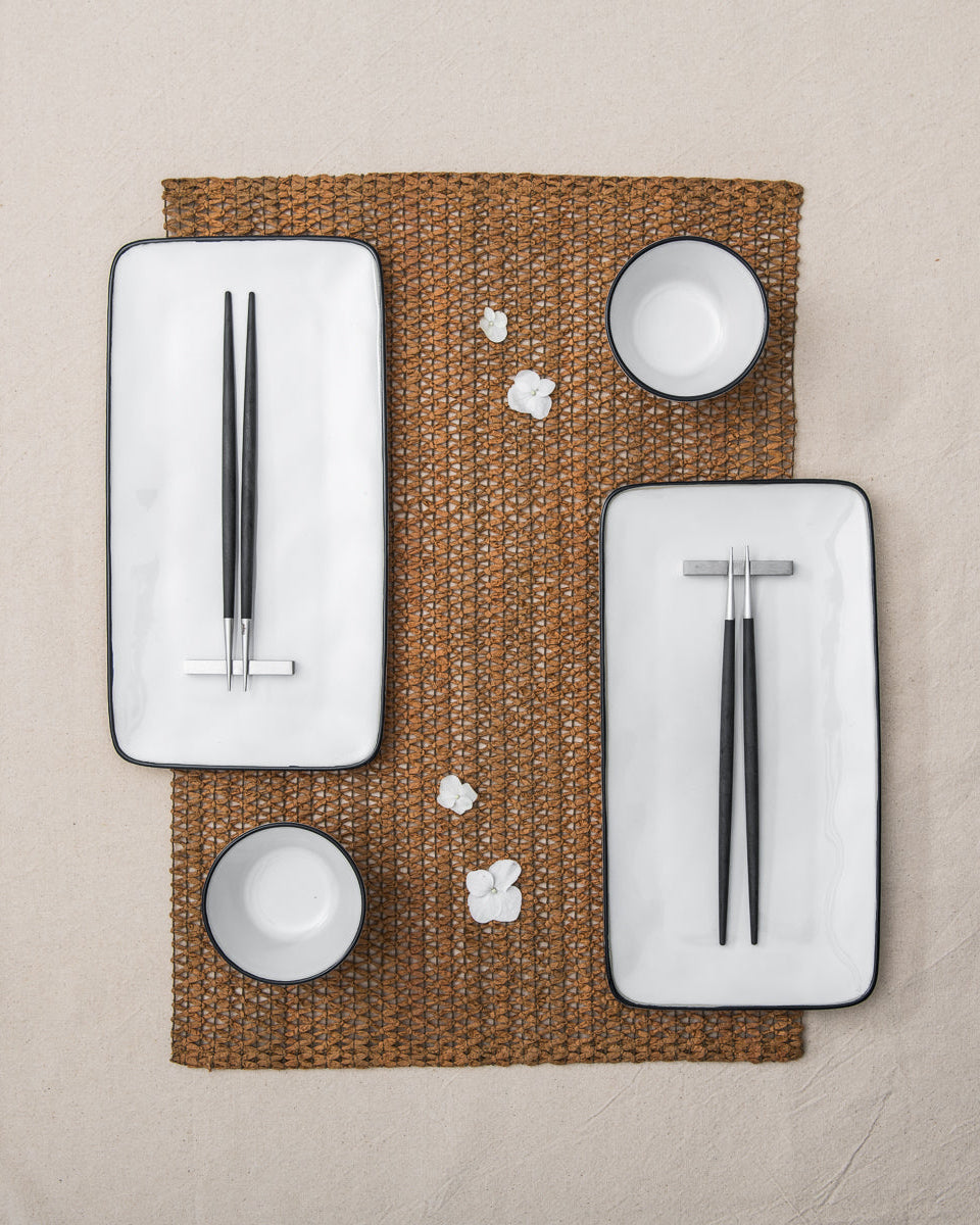 Cutipol Goa Blue chinesische Essstäbchen – 2 Stück + Halter