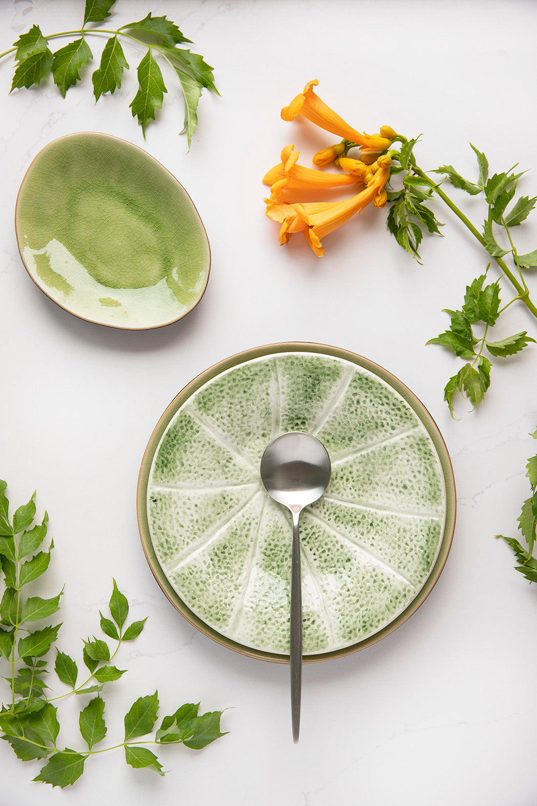 Bread Plate Rivera Green