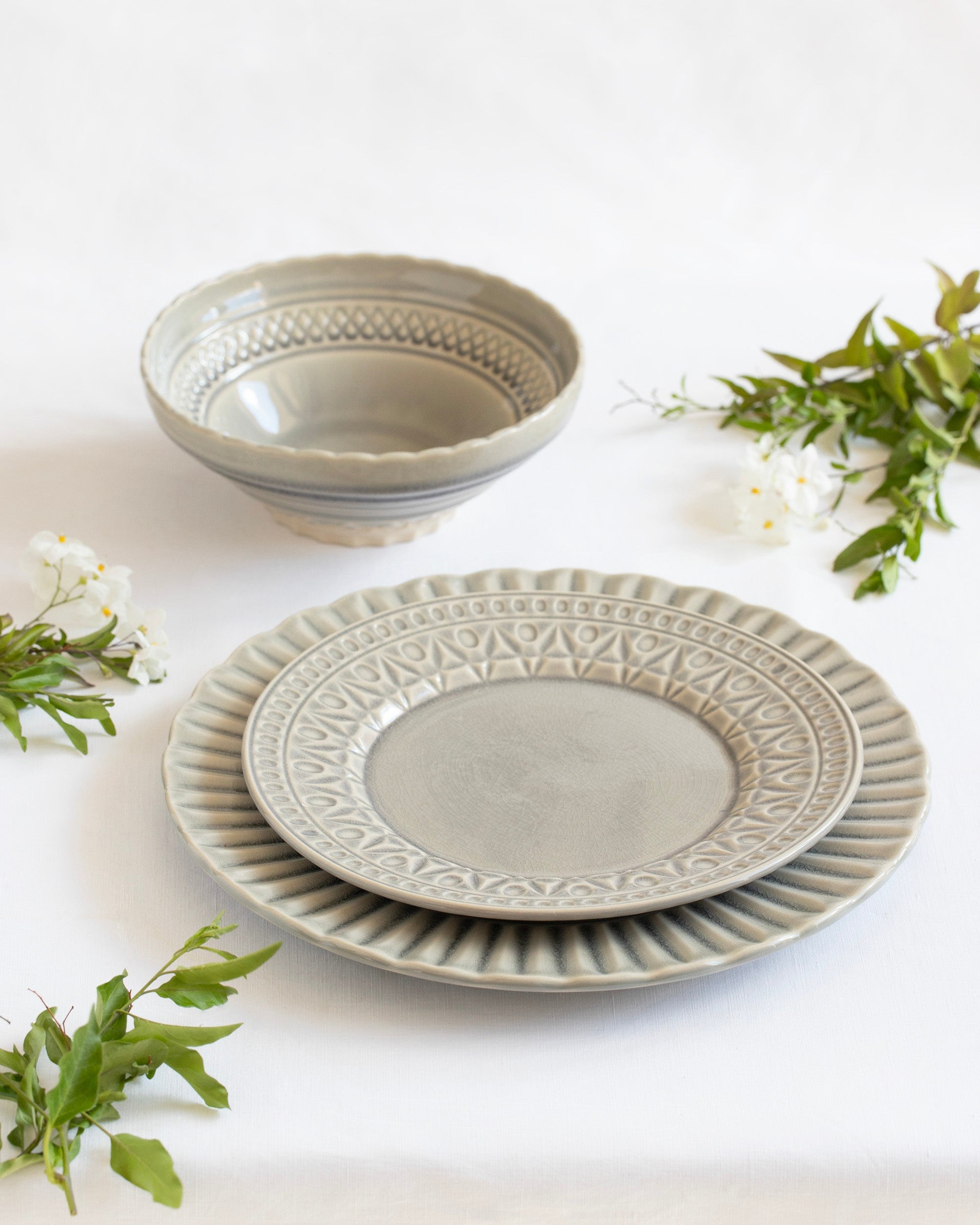 Plato llano Crystal