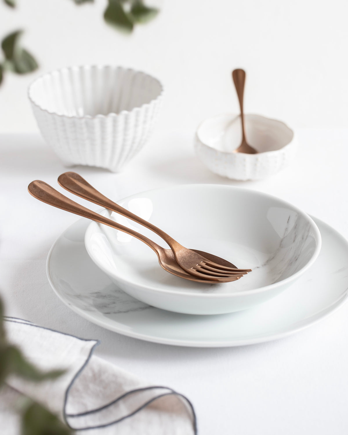 Plato hondo Marble