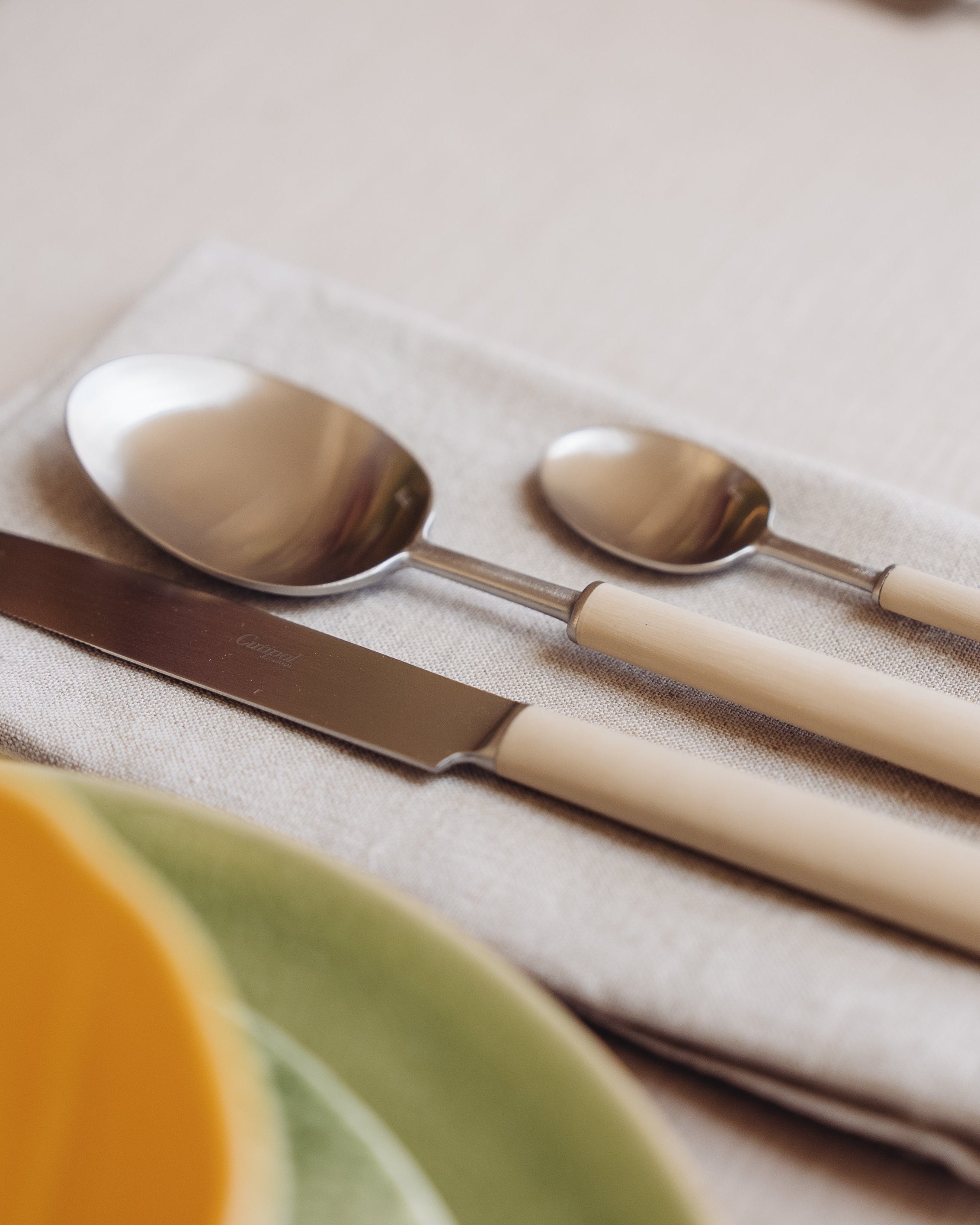 Cutipol Ebony Ivory Besteckset 4-Teilig 