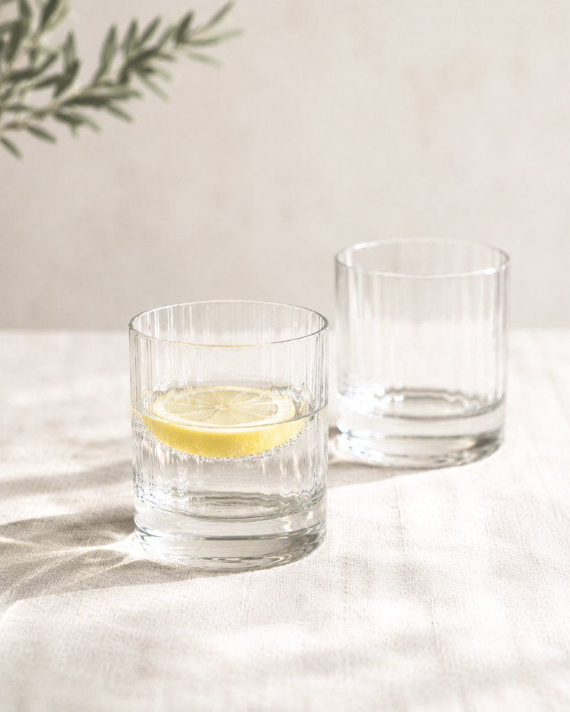 H2O Reeded Gläser 2er-Set