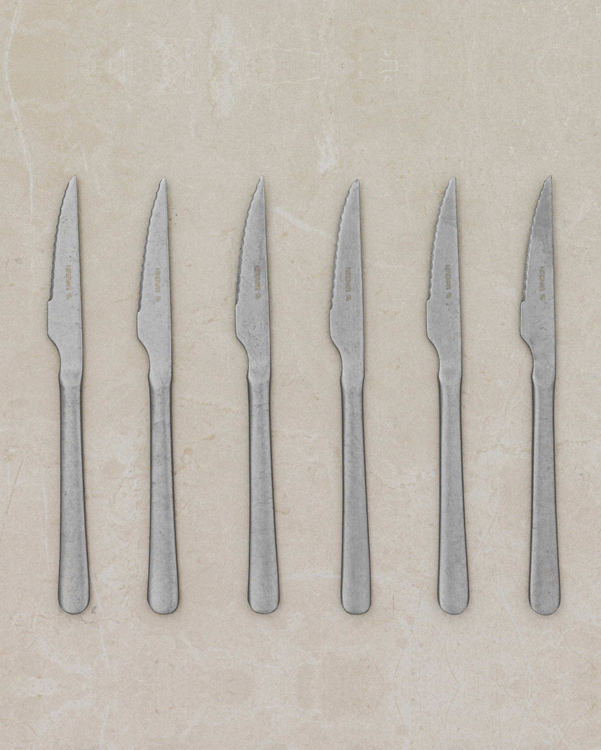 Cuchillo de carne o cuchillo chuletero Tribeca Vintage - Set 6 piezas