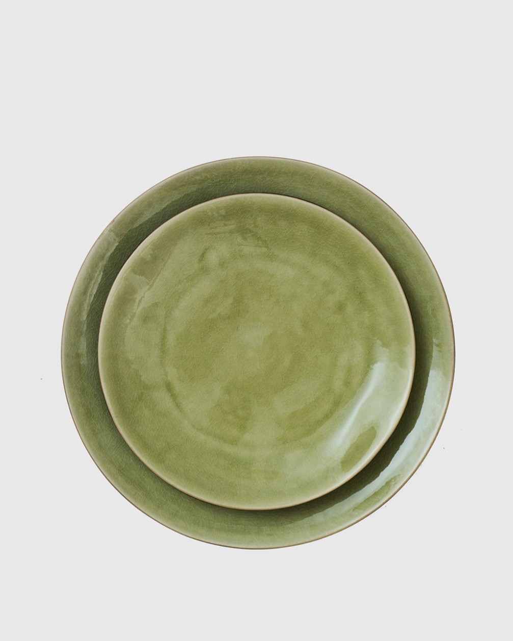 Riviera Green 12-piece dinner set