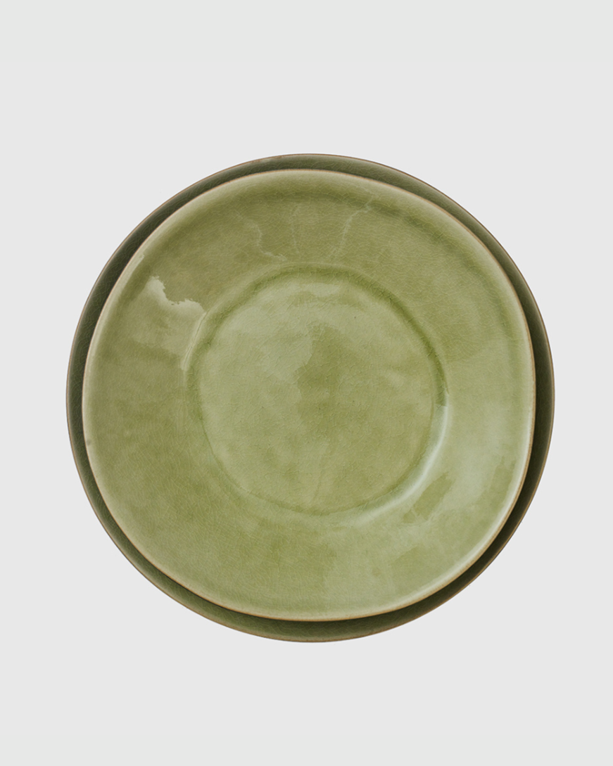 Deep Plate Riviera Green