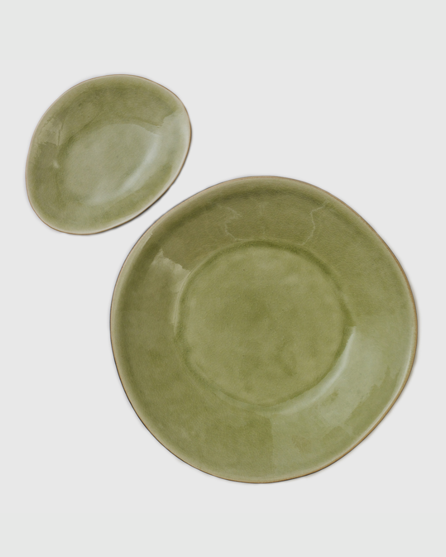 Bread Plate Rivera Green