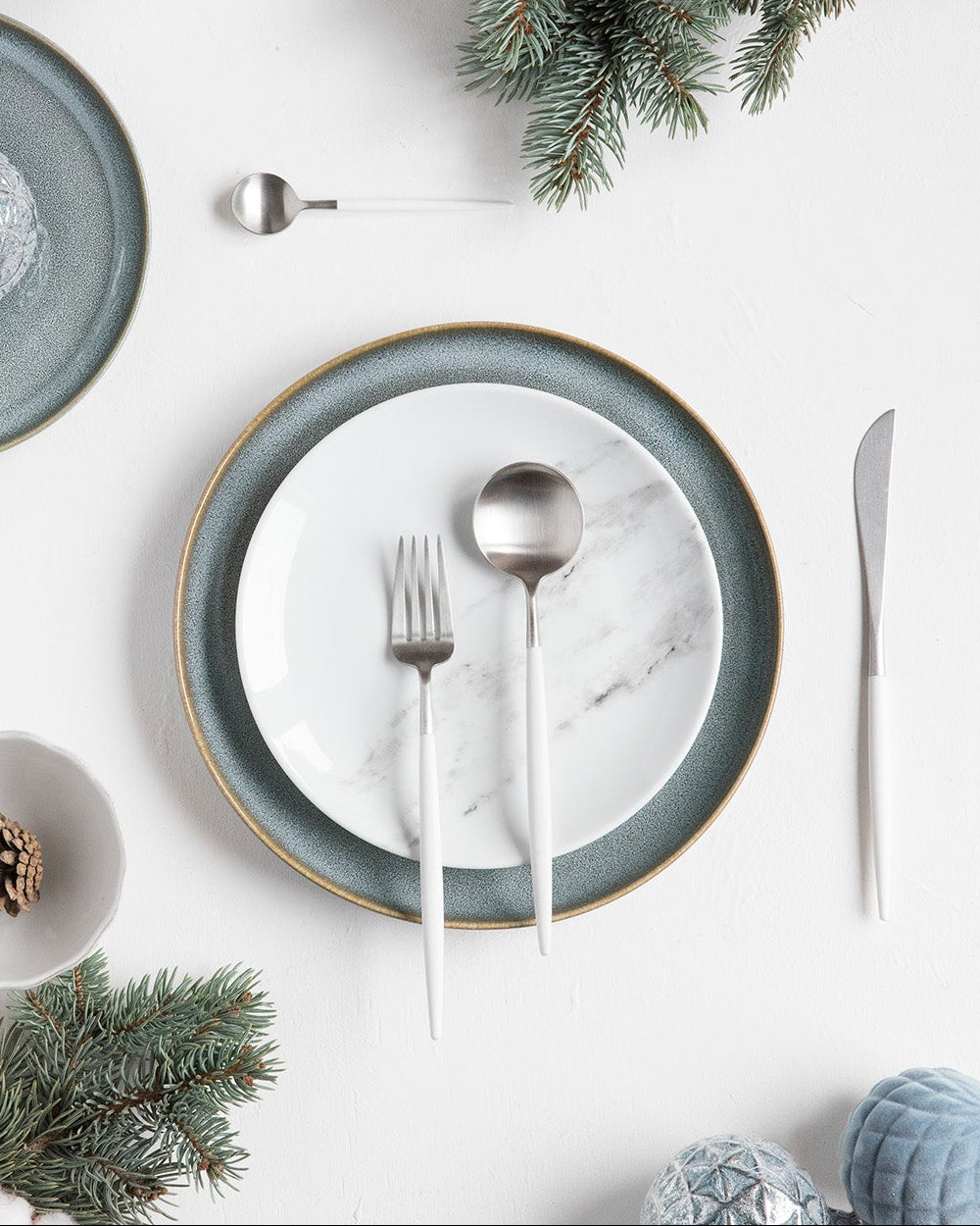 Besteck 4 Stück Cutipol Goa Weiss