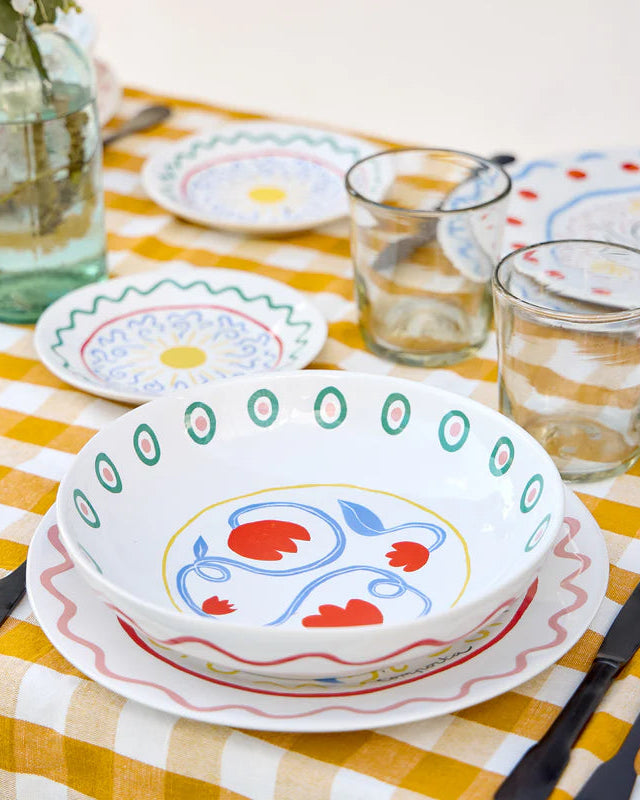 Tiefe Teller Tulip Summer Bliss