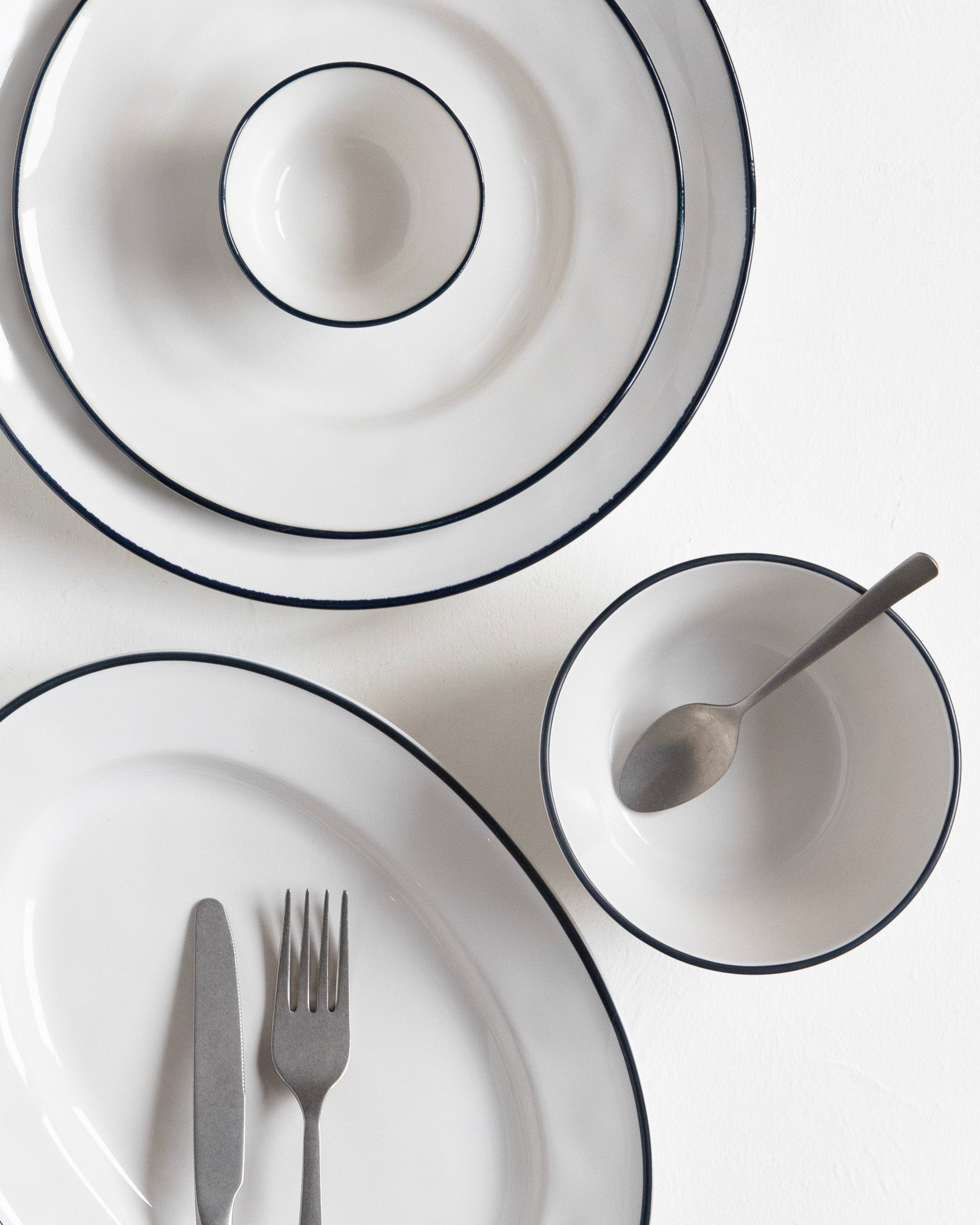 Blue Edge Mini Schale 9 cm