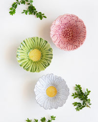 Set 3 Schalen Blumen