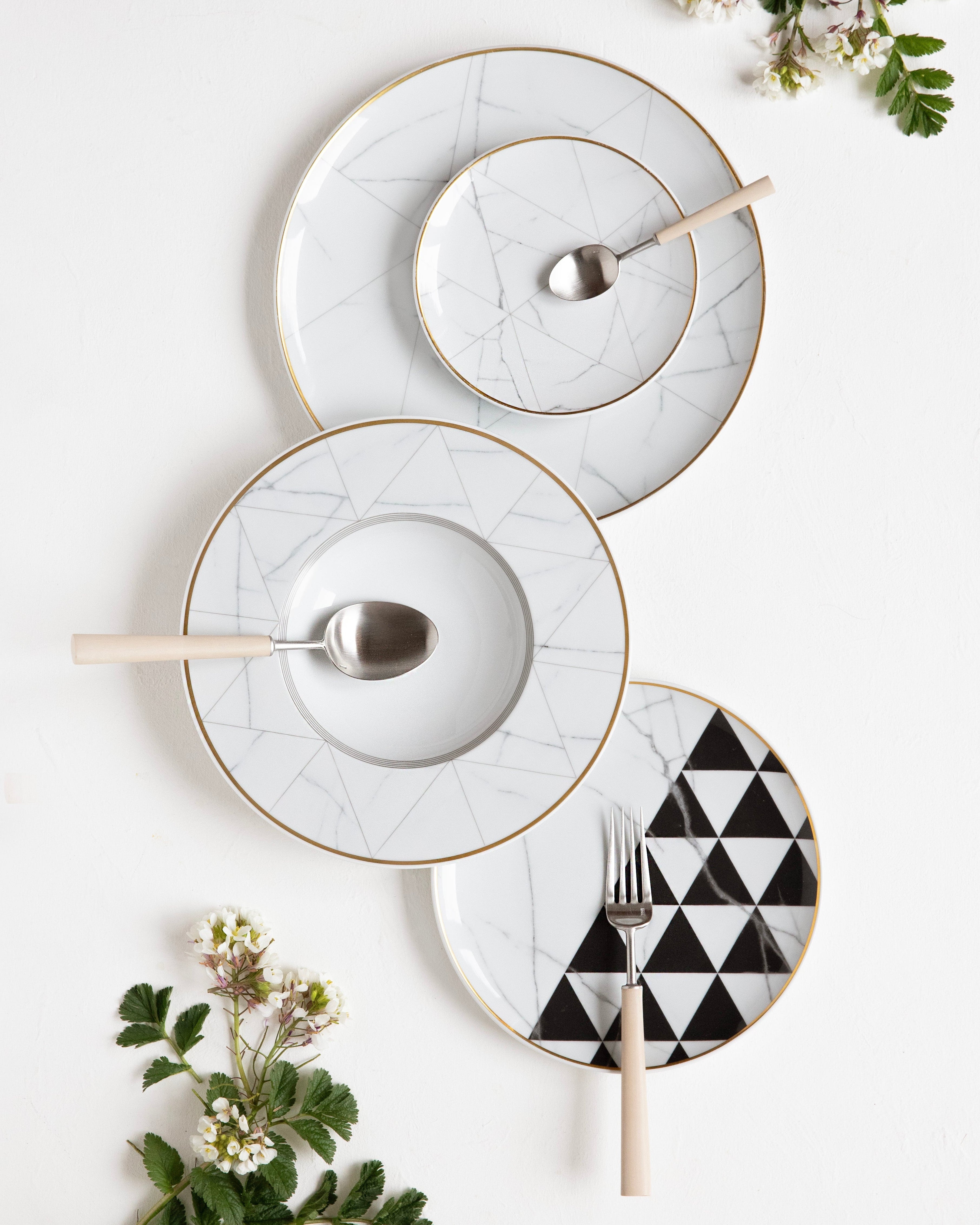 Vajilla 12 piezas Carrara